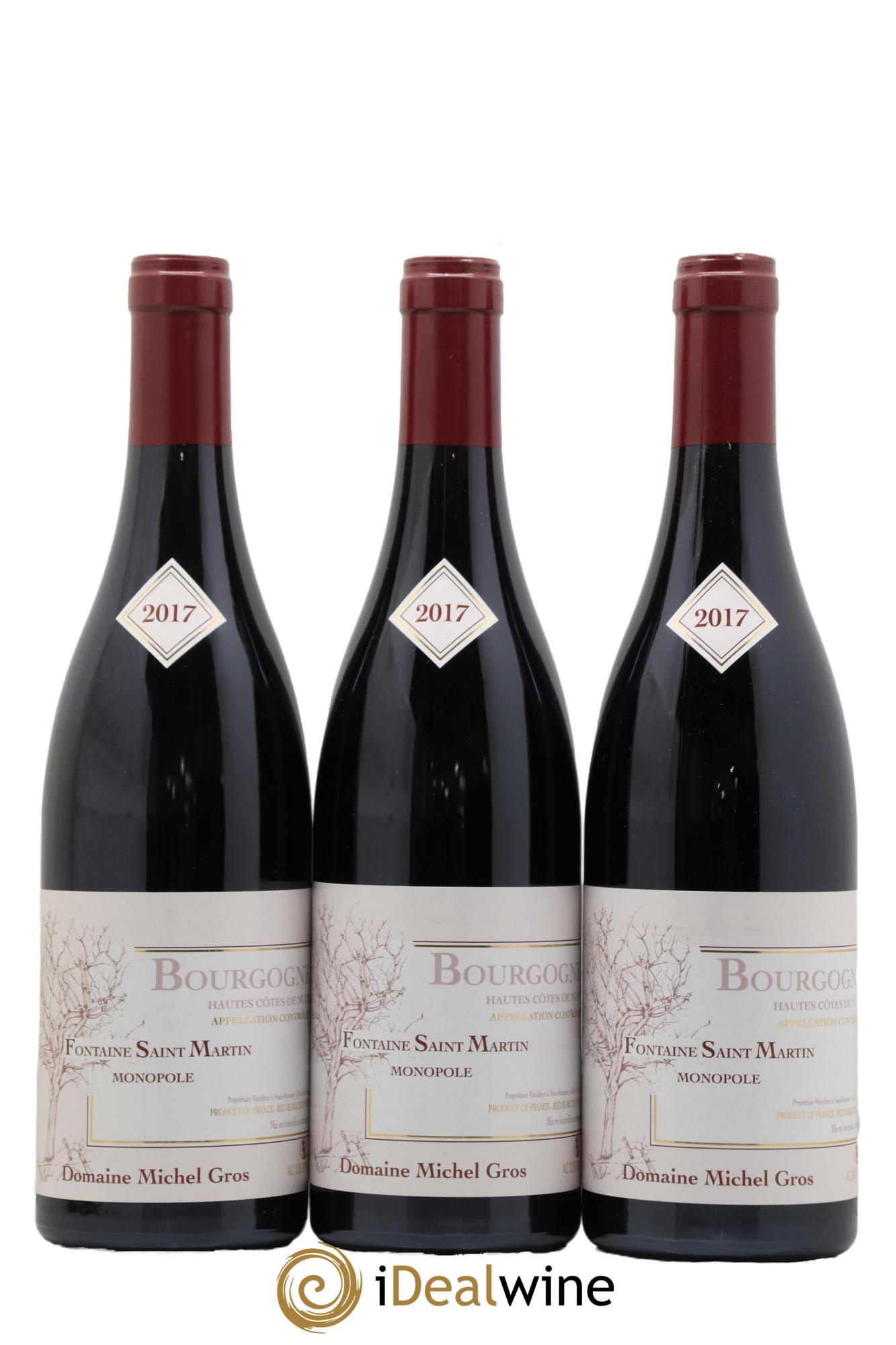 Hautes-Côtes de Nuits Fontaine Saint Martin Domaine Michel Gros 2017 - Lot de 6 bouteilles - 2