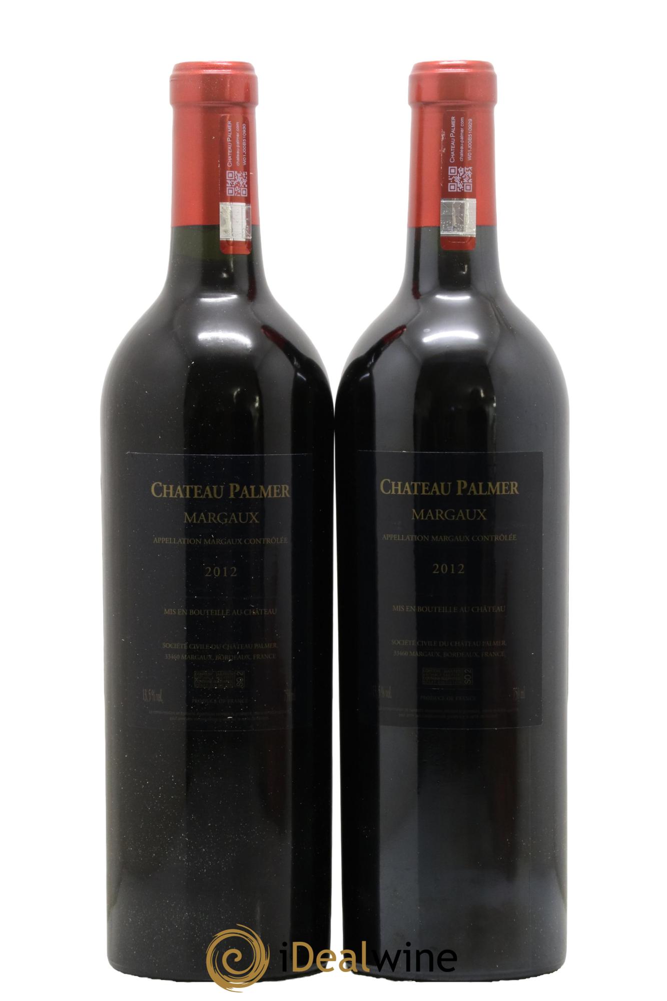 Château Palmer 3ème Grand Cru Classé 2012 - Lot de 2 bouteilles - 1