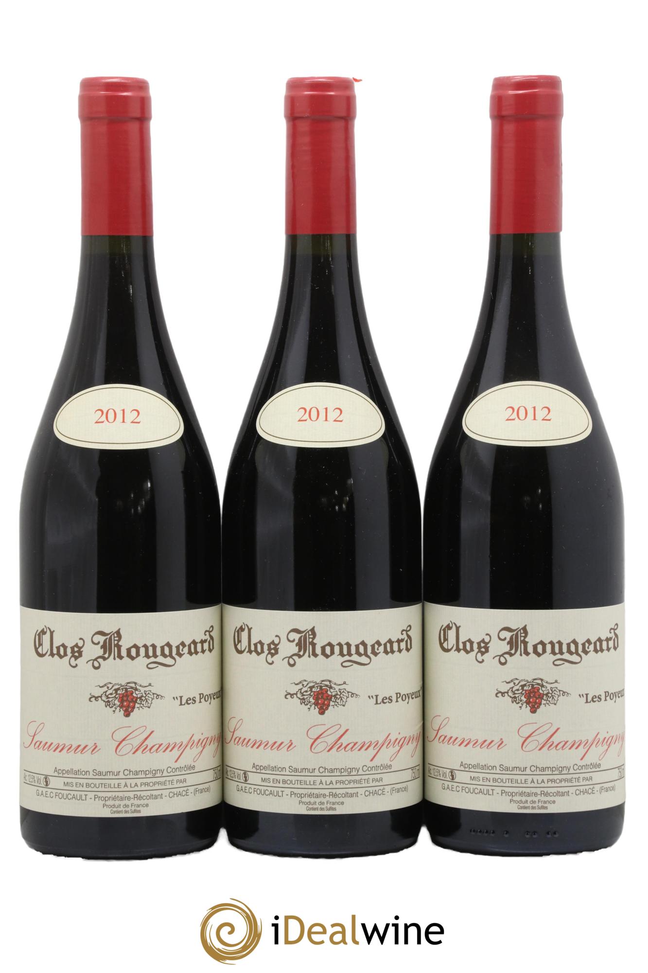 Saumur-Champigny Les Poyeux Clos Rougeard 2012 - Lotto di 3 bottiglie - 0