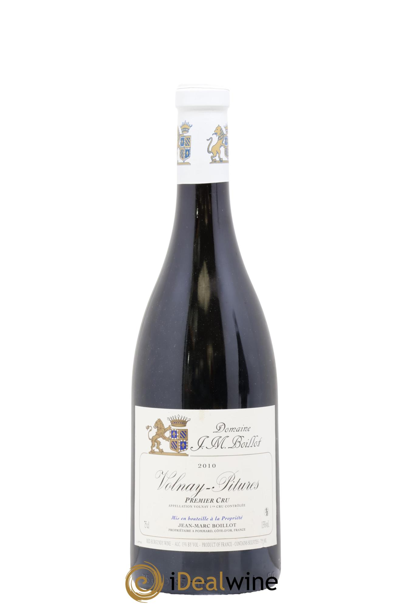 Volnay 1er Cru Pitures Domaine Jean-Marc Boillot 2010 - Lotto di 1 bottiglia - 0