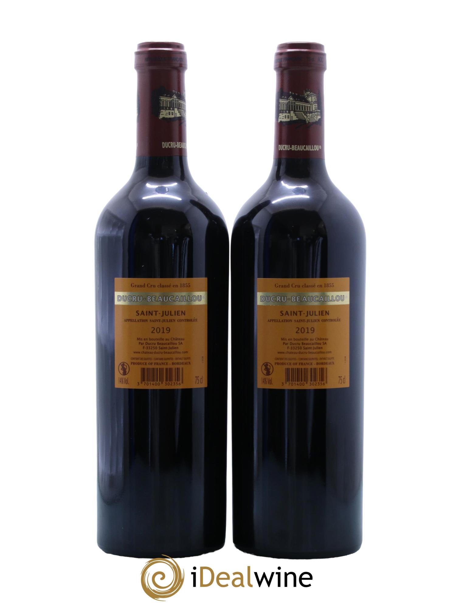 Château Ducru Beaucaillou 2ème Grand Cru Classé 2019 - Posten von 2 Flaschen - 1