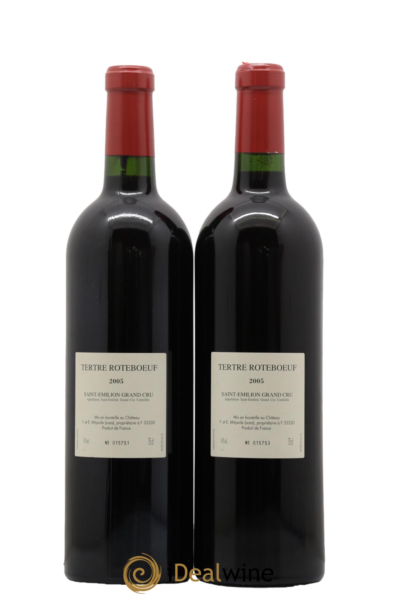 Château Tertre Roteboeuf 2005 - Posten von 2 Flaschen - 1