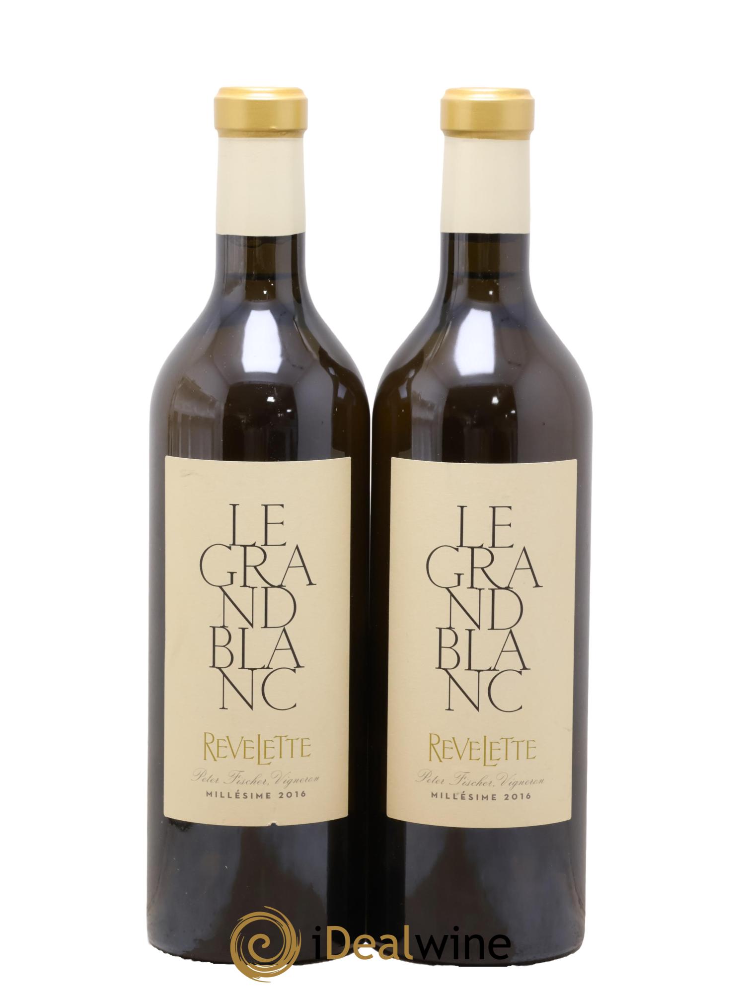 Méditerranée Château Revelette Le Grand Blanc Sandra & Peter Fischer 2016 - Lot de 2 bouteilles - 0