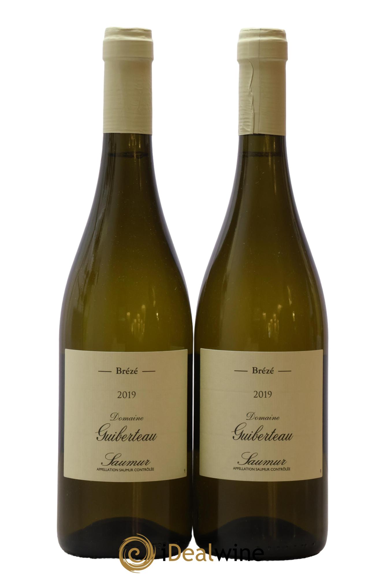 Saumur Brézé Domaine Guiberteau 2019 - Posten von 2 Flaschen - 0