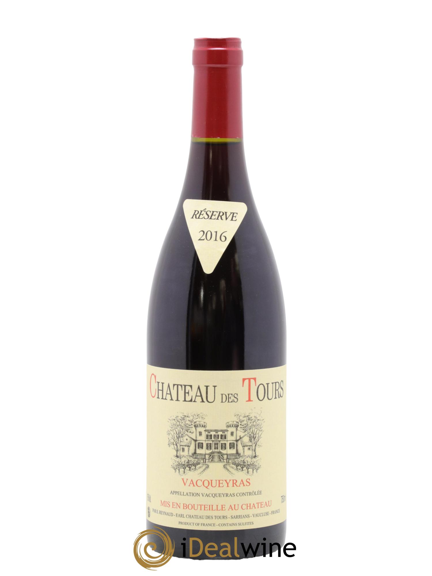 Vacqueyras Château des Tours Emmanuel Reynaud 2016 - Lotto di 1 bottiglia - 0