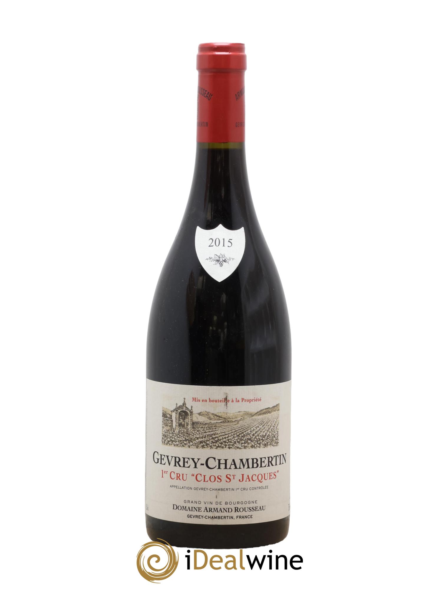 Gevrey-Chambertin 1er Cru Clos Saint-Jacques Armand Rousseau (Domaine) 2015 - Lot de 1 bouteille - 0