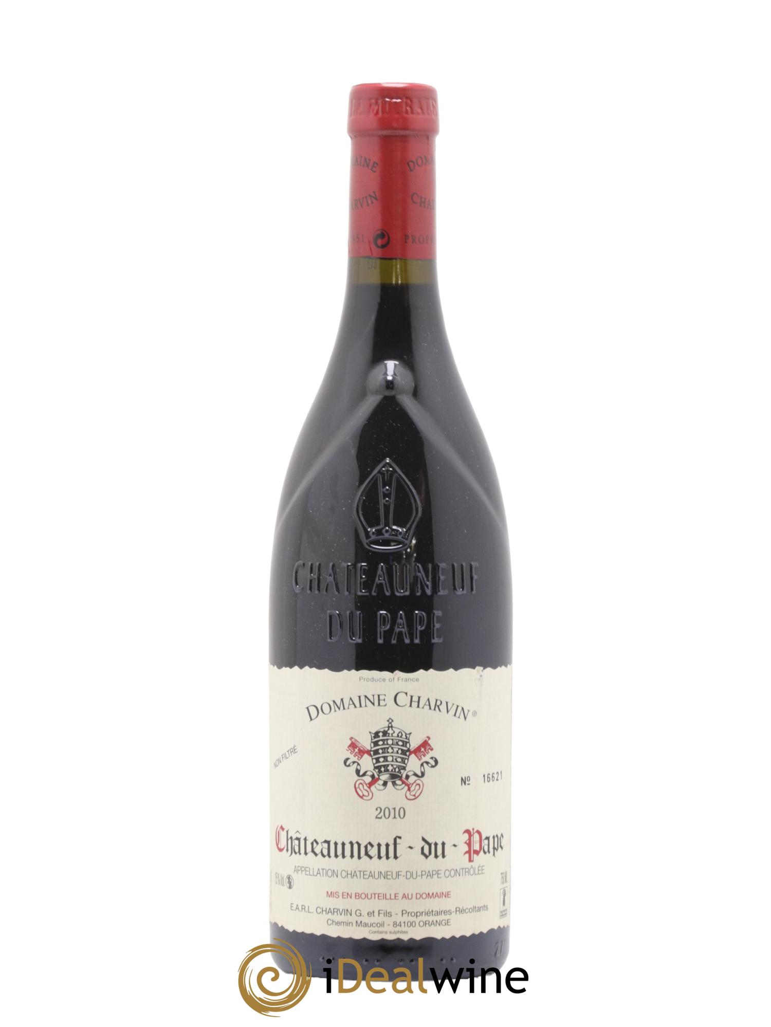 Châteauneuf-du-Pape Charvin (Domaine) 2010 - Lot de 1 bouteille - 0