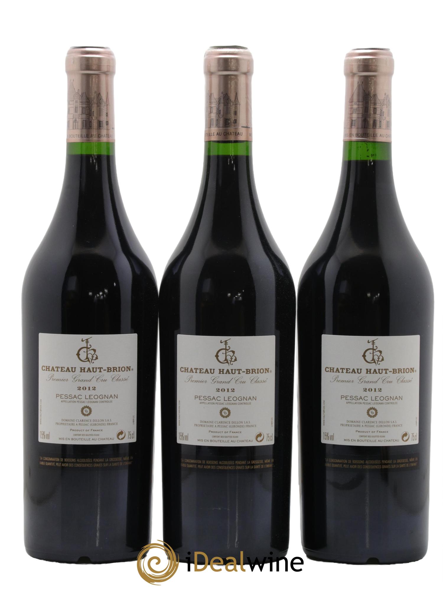 Château Haut Brion 1er Grand Cru Classé 2012 - Lotto di 6 bottiglie - 2