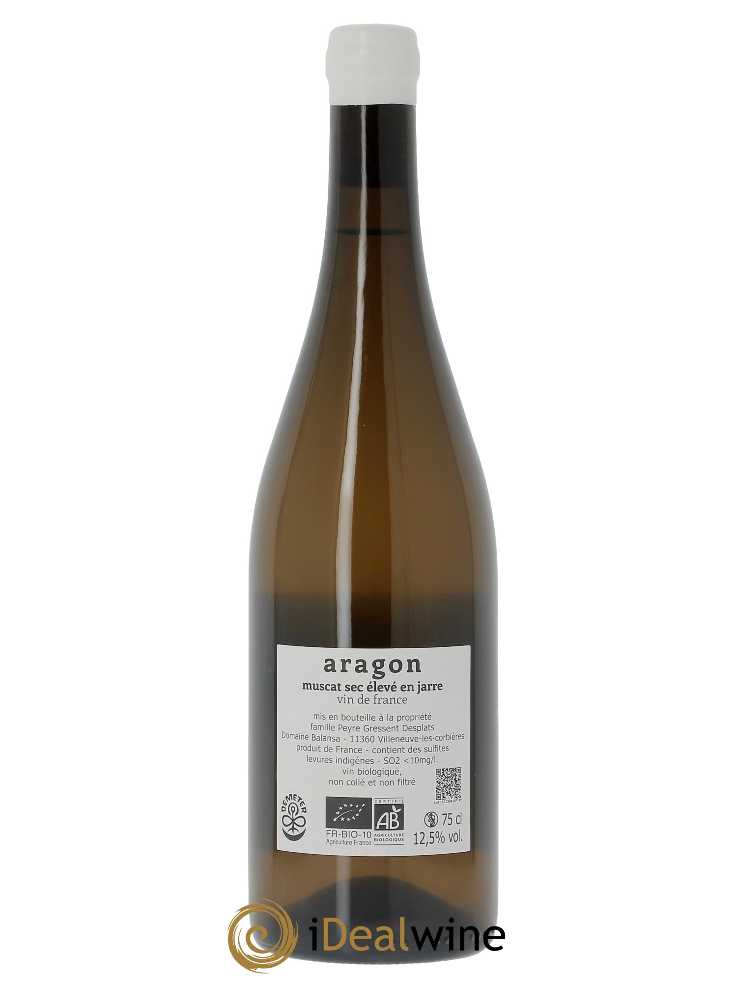 Vin de France Aragon Balansa (Domaine) 2025 - Lot de 1 bouteille - 1