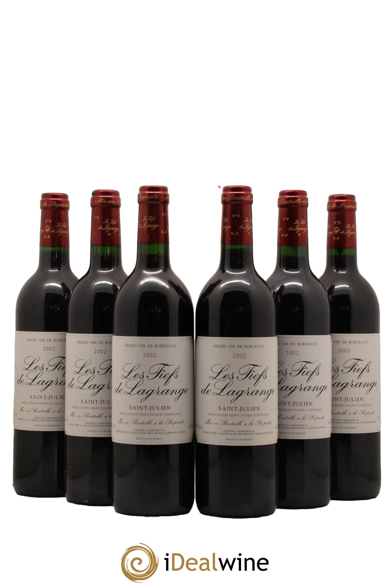 Les Fiefs de Lagrange Second Vin 2002 - Lotto di 6 bottiglie - 0
