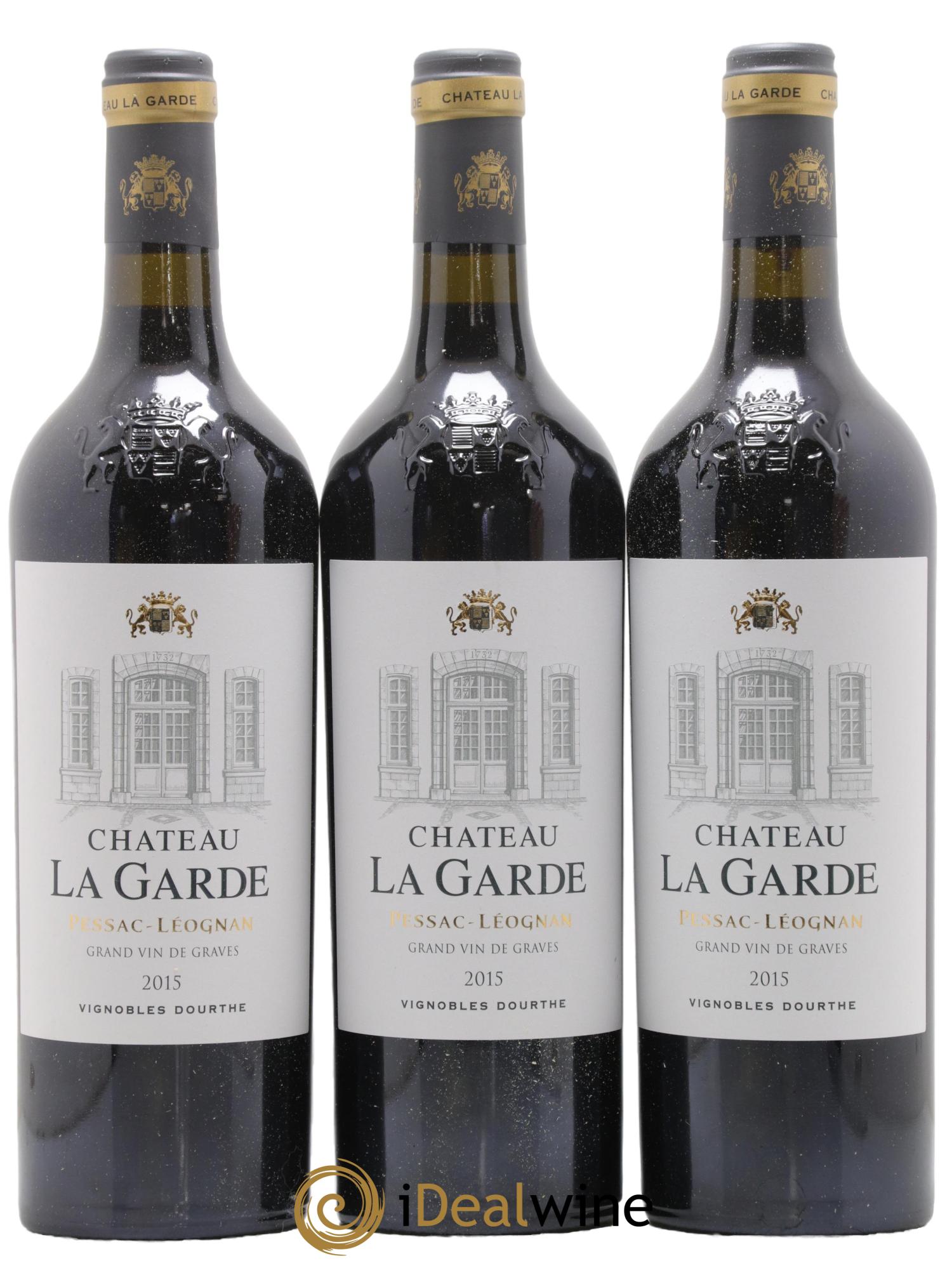 Château la Garde 2015 - Lot of 6 bottles - 1