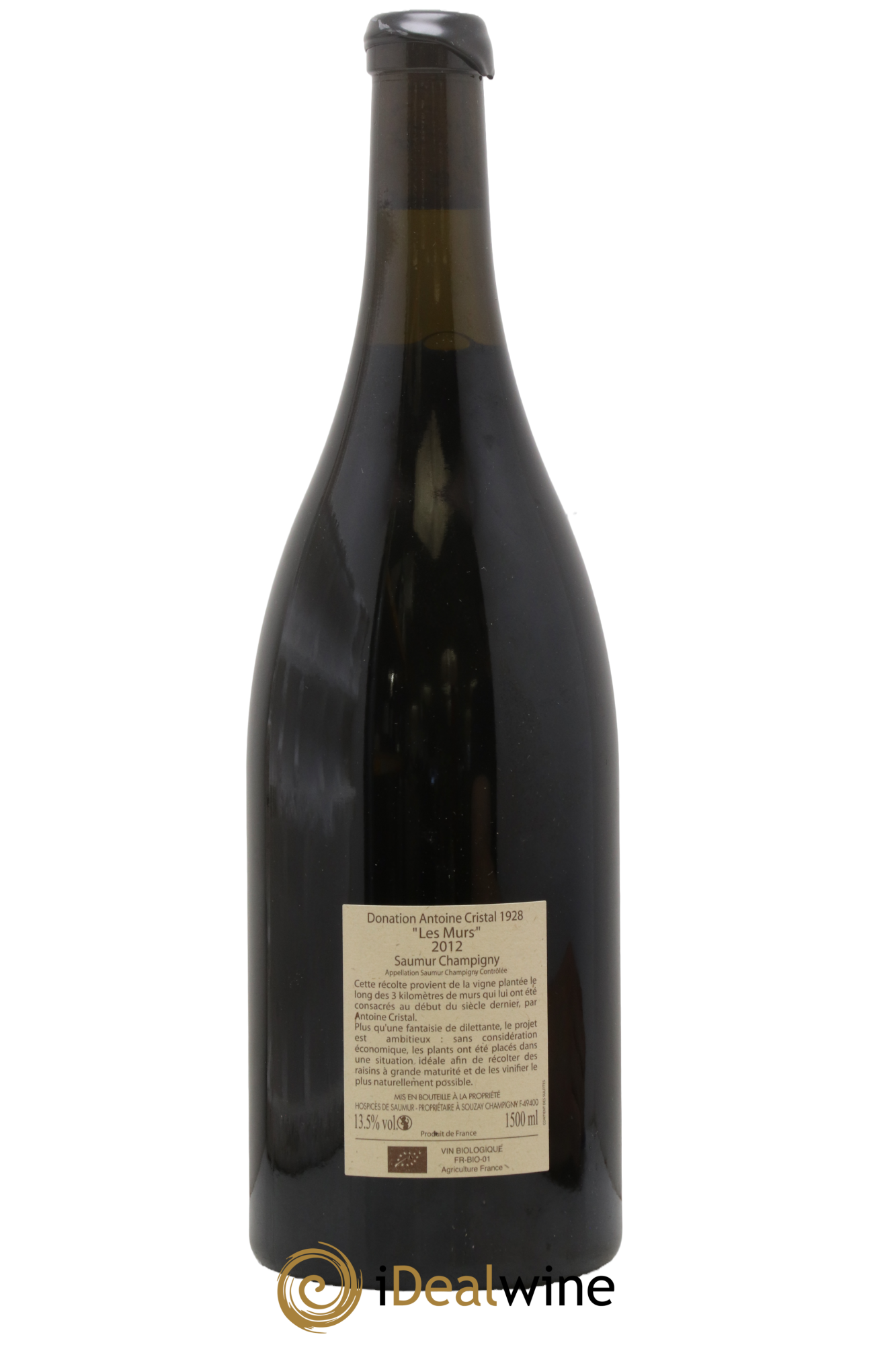 Saumur-Champigny Les Murs Clos Cristal (Domaine) 2012 - Lot de 1 magnum - 1