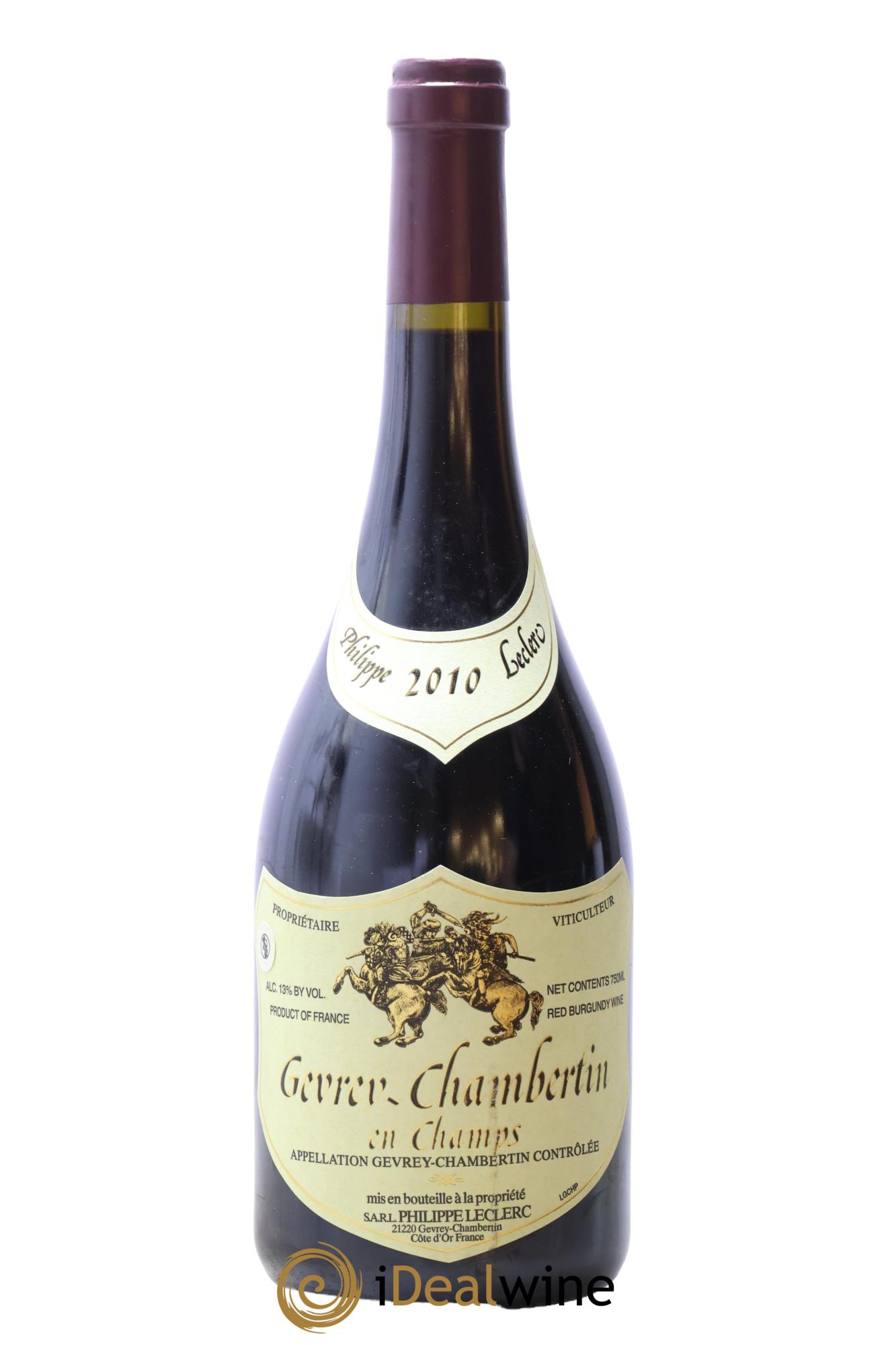 Gevrey-Chambertin En Champs Philippe Leclerc 2010 - Lot de 1 bouteille - 0