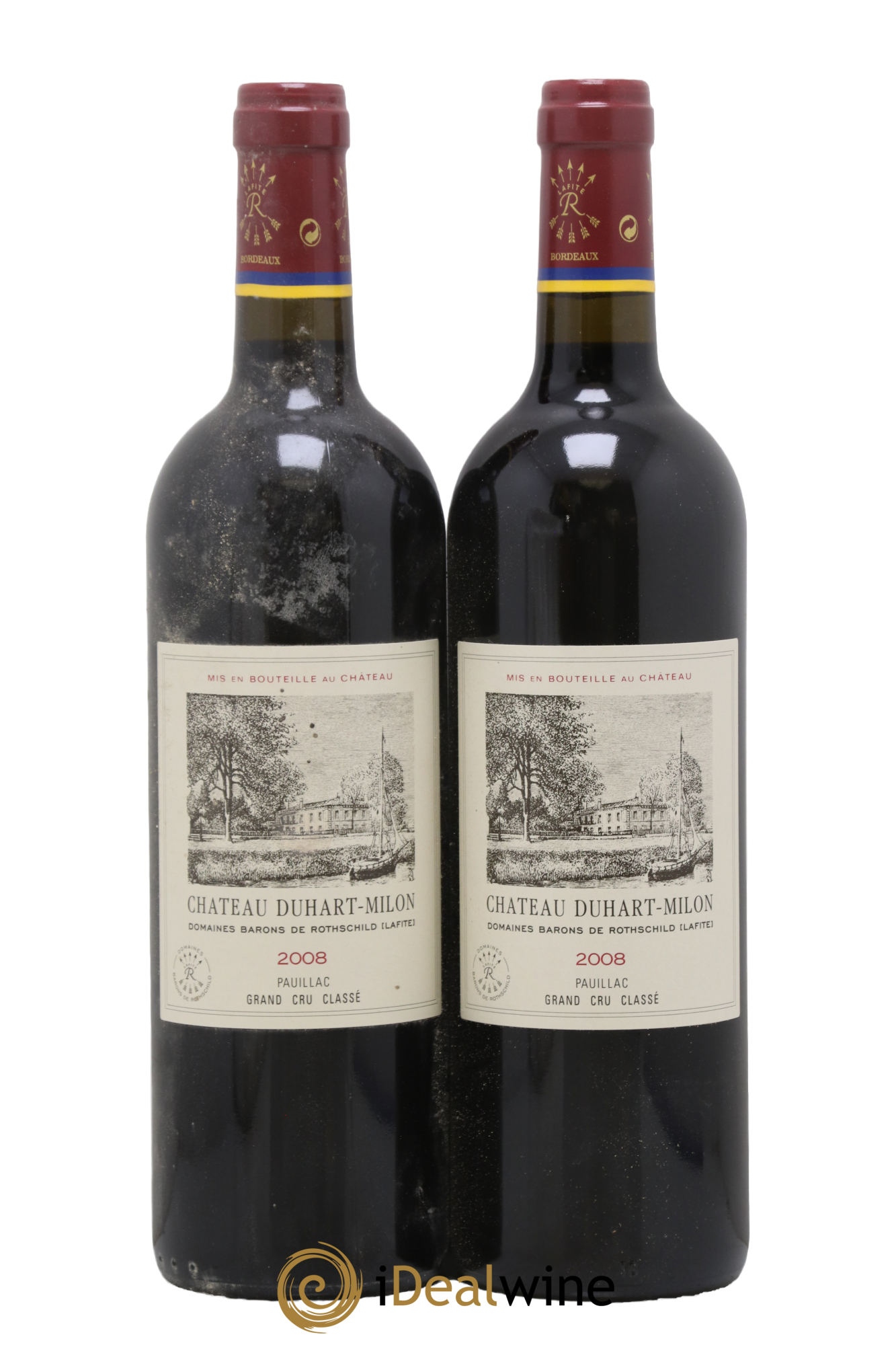 Château Duhart-Milon 4ème Grand Cru Classé 2008 - Lot de 2 bouteilles - 0