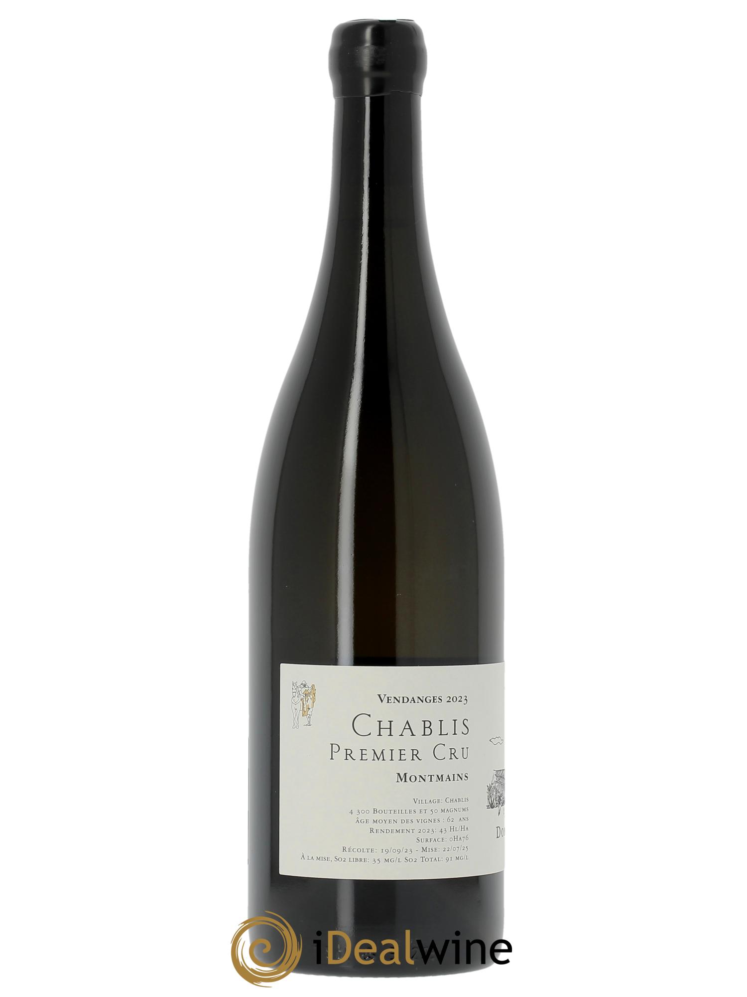Chablis 1er Cru Montmains Jean Dauvissat (Domaine) 2023 - Posten von 1 Flasche - 1