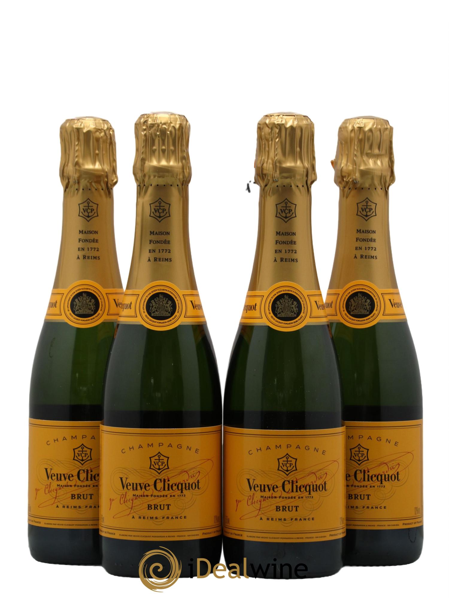 Carte Jaune Brut Veuve Clicquot - Lot de 4 demi bouteilles - 0