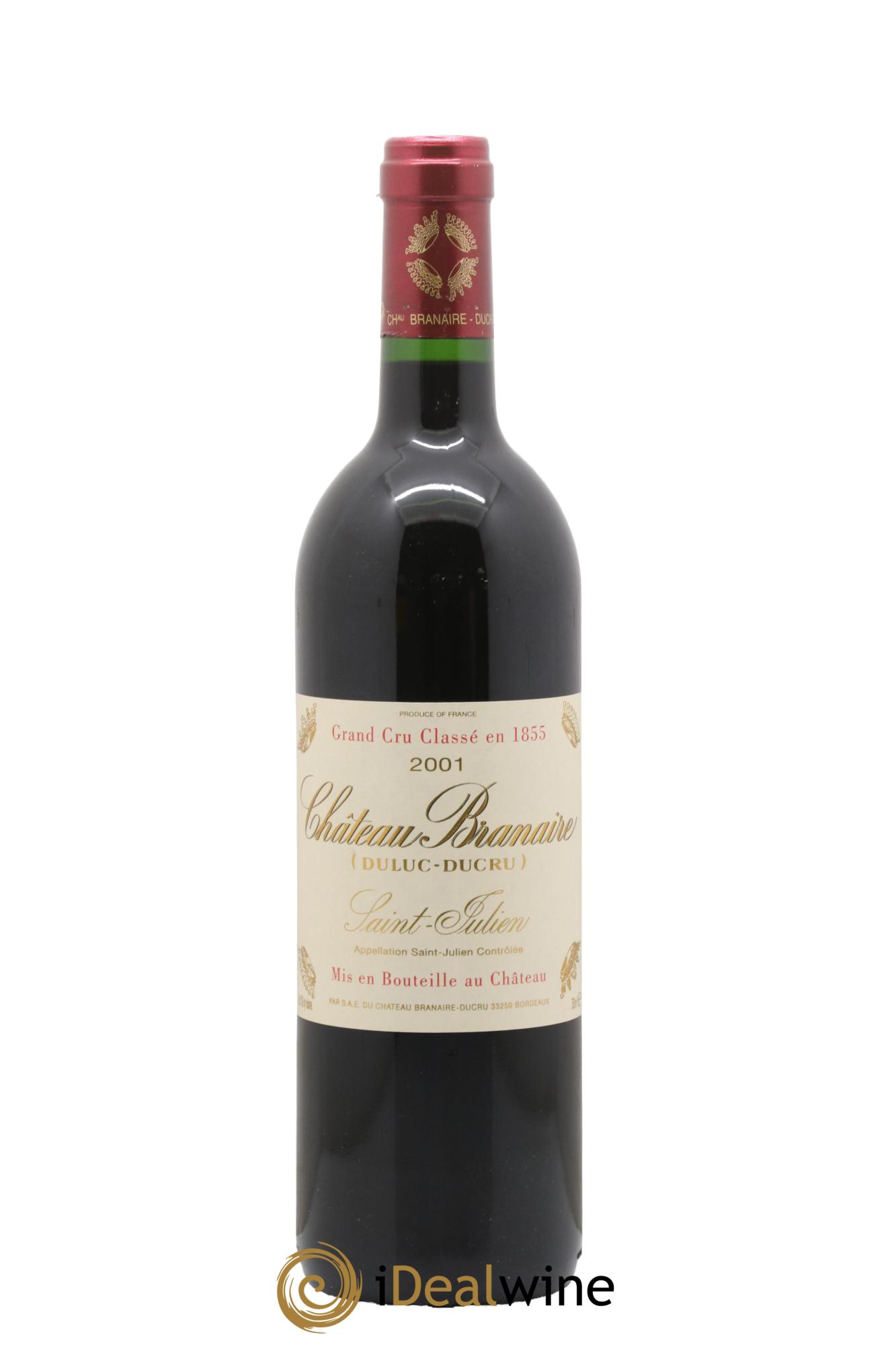 Château Branaire Ducru 4ème Grand Cru Classé 2001 - Lot of 1 bottle - 0