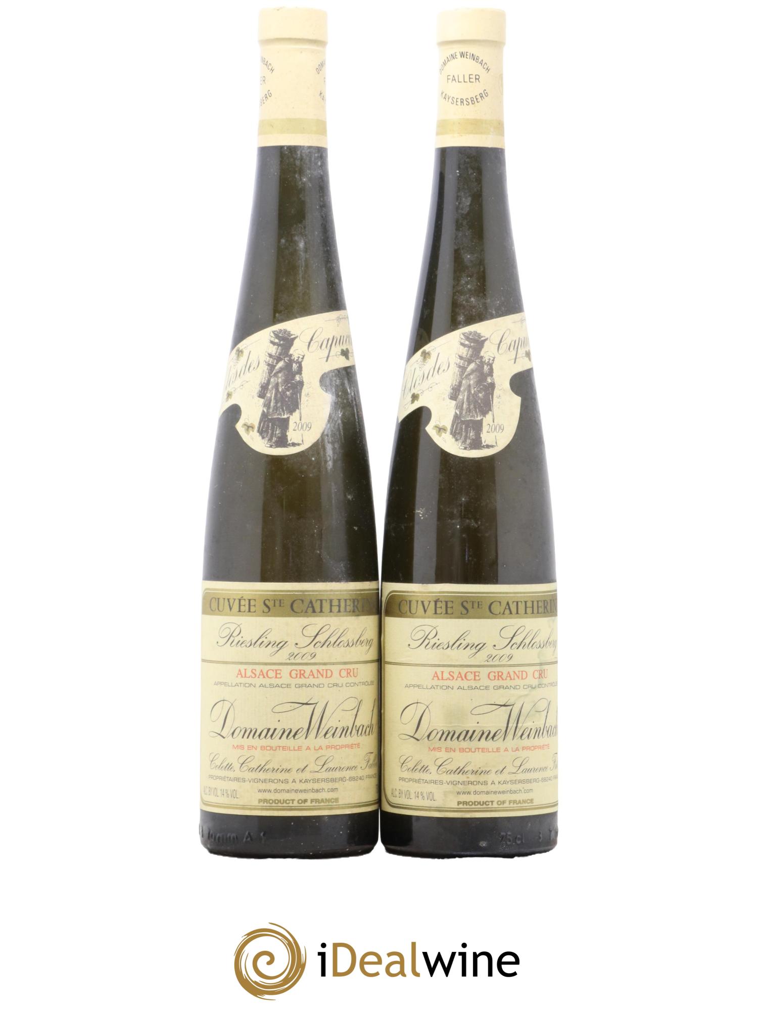 Alsace Grand Cru Riesling Schlossberg Cuvée Sainte Catherine Weinbach (Domaine) 2009 - Lot of 2 bottles - 0