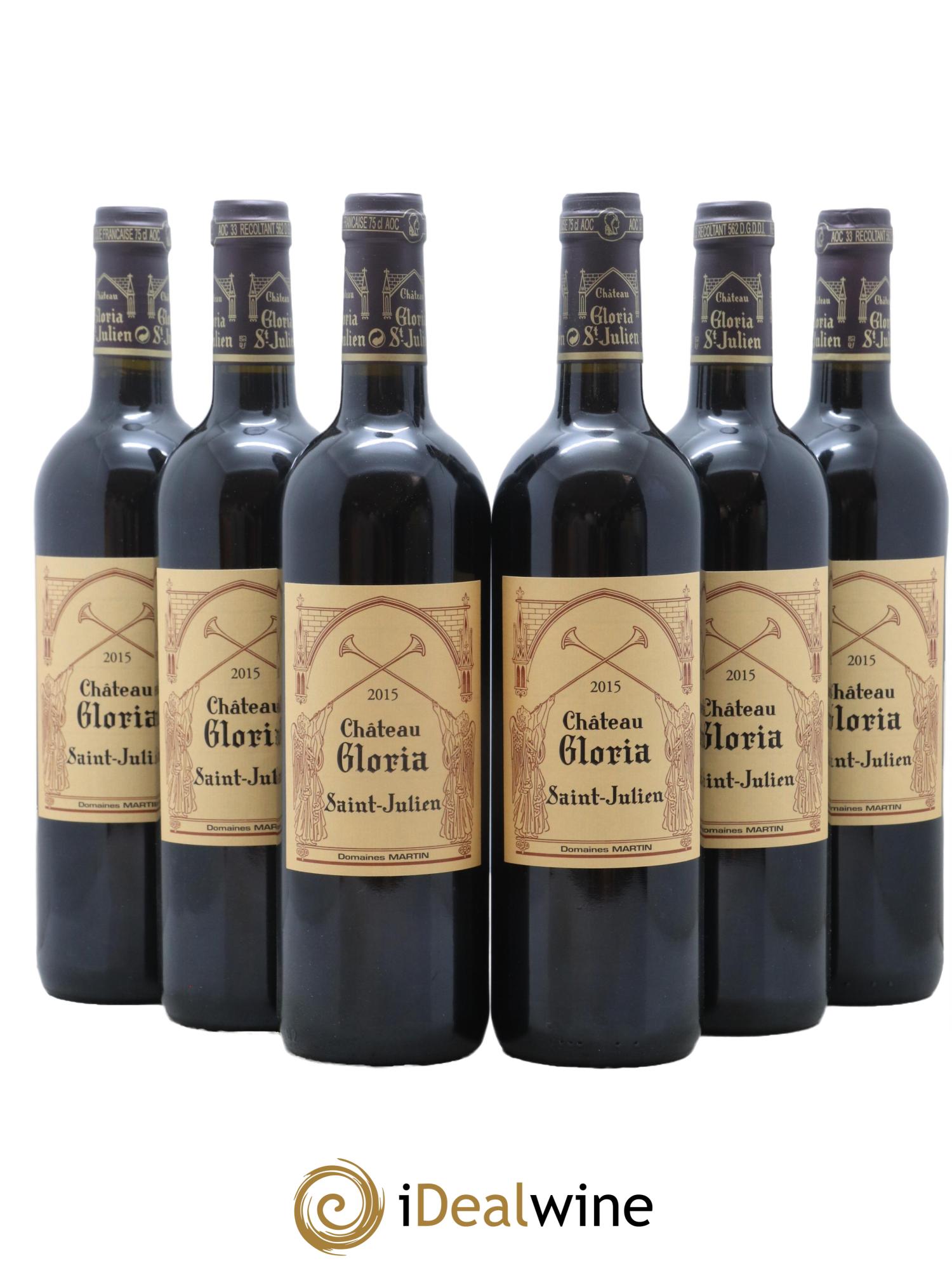 Château Gloria 2015 - Lot de 6 bouteilles - 0