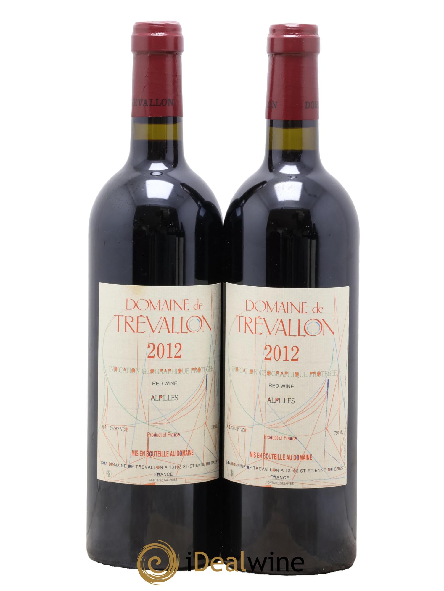 IGP Alpilles Trévallon (Domaine de) Eloi Dürrbach 2012 - Lot of 2 bottles - 0