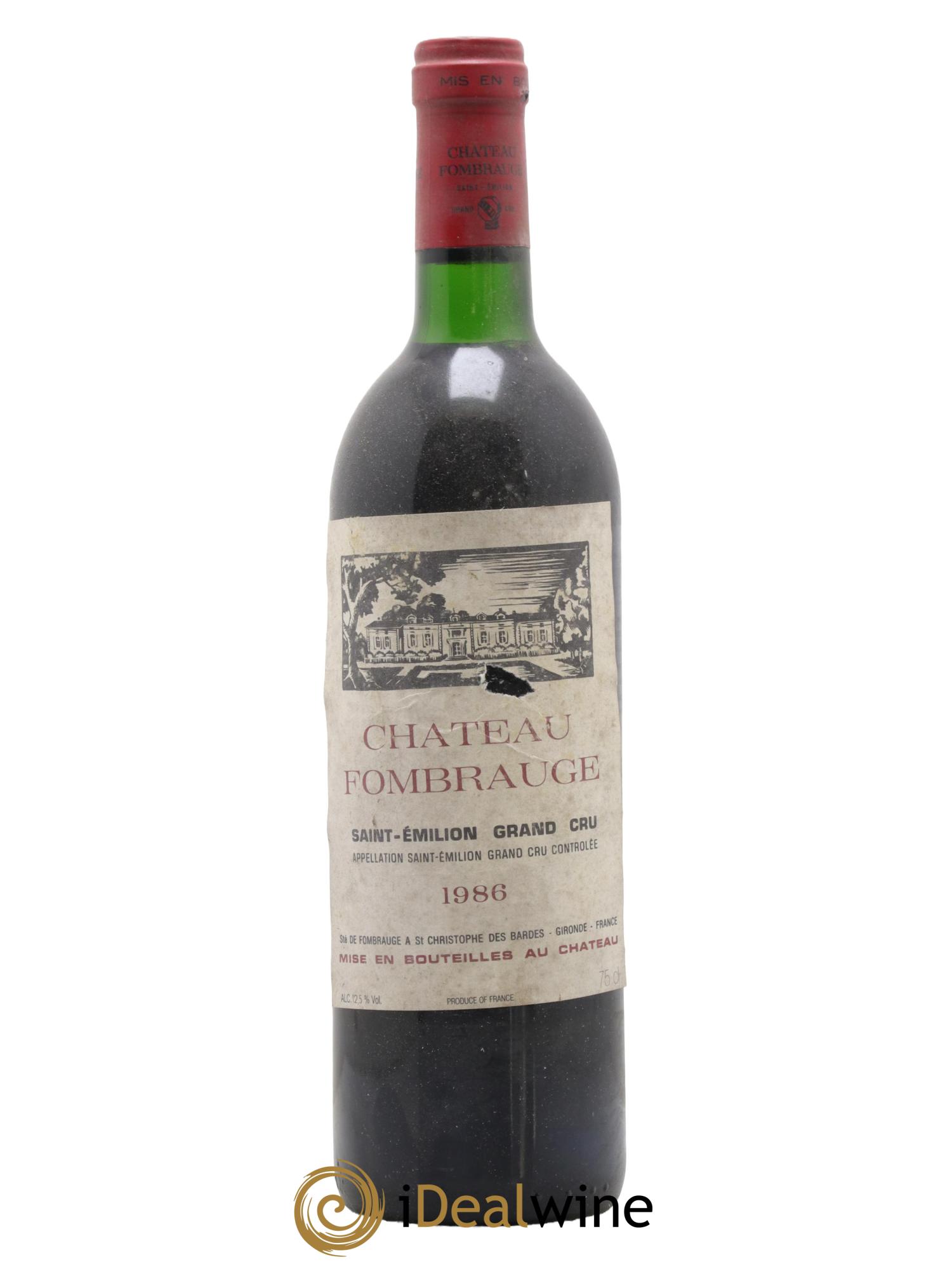 Château Fombrauge Grand Cru Classé 1986 - Lotto di 1 bottiglia - 0