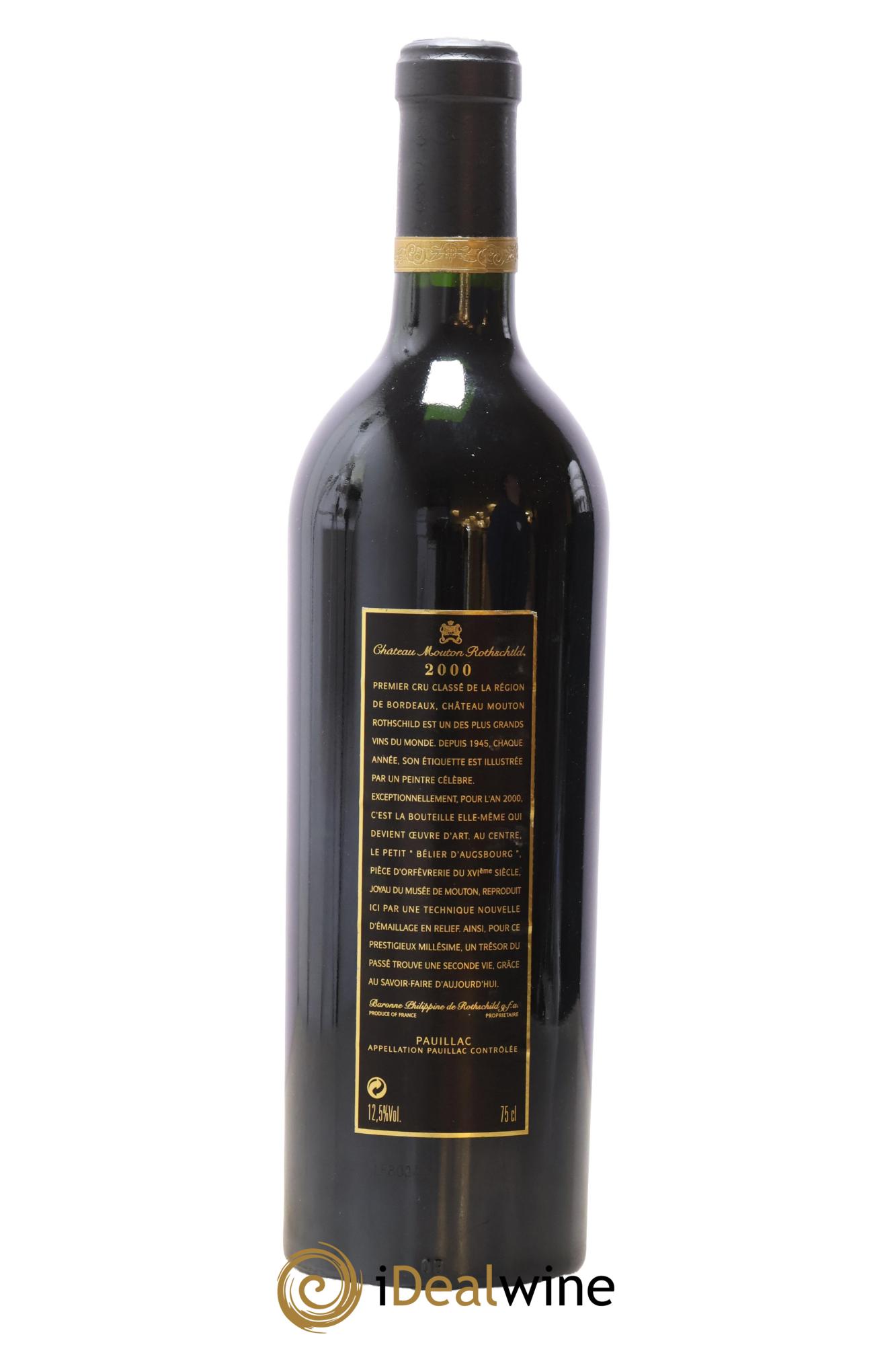 Château Mouton Rothschild 1er Grand Cru Classé 2000 - Posten von 1 Flasche - 1
