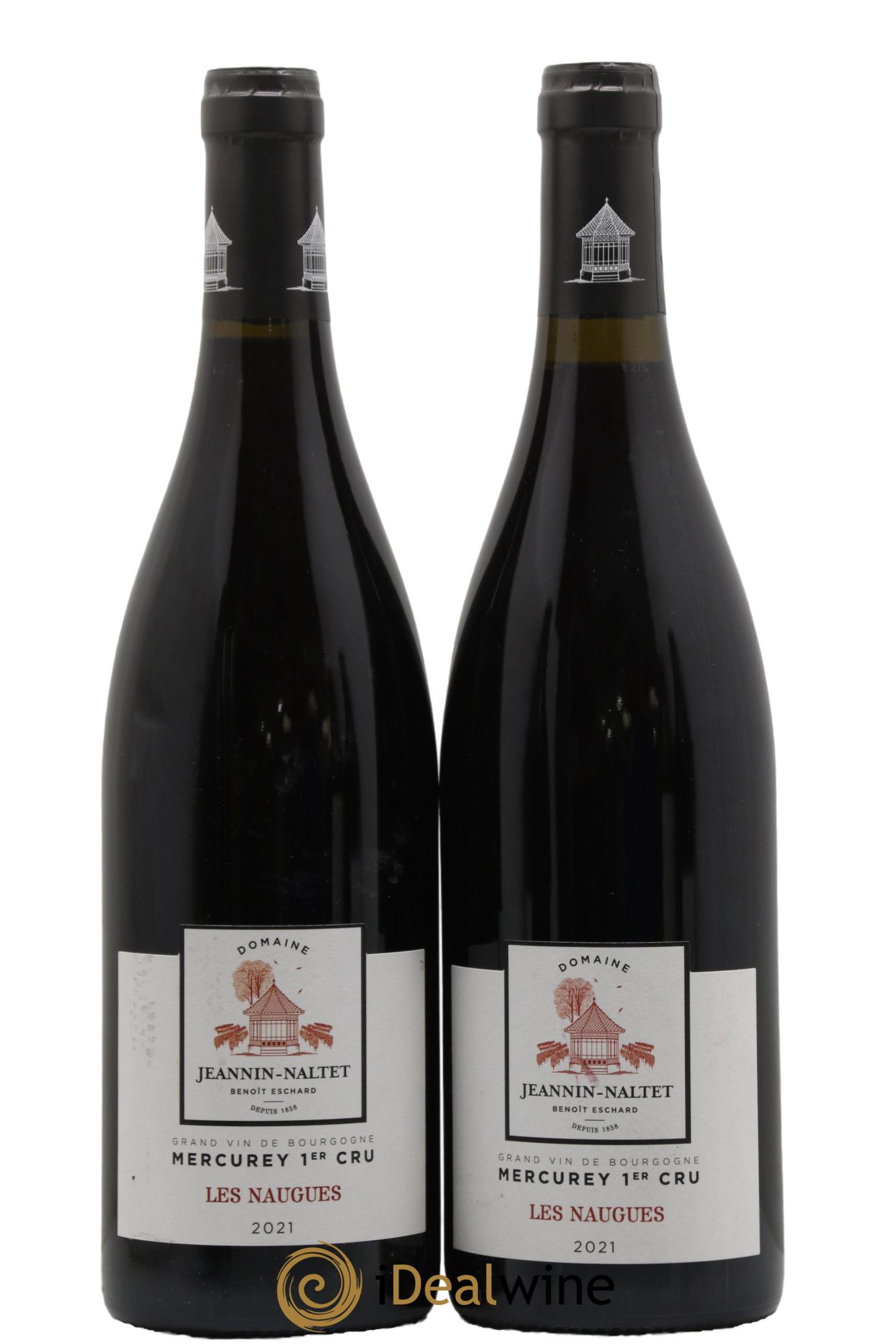 Mercurey 1er Cru Les Naugues Jeannin Naltet 2021 - Lot de 2 bouteilles - 0