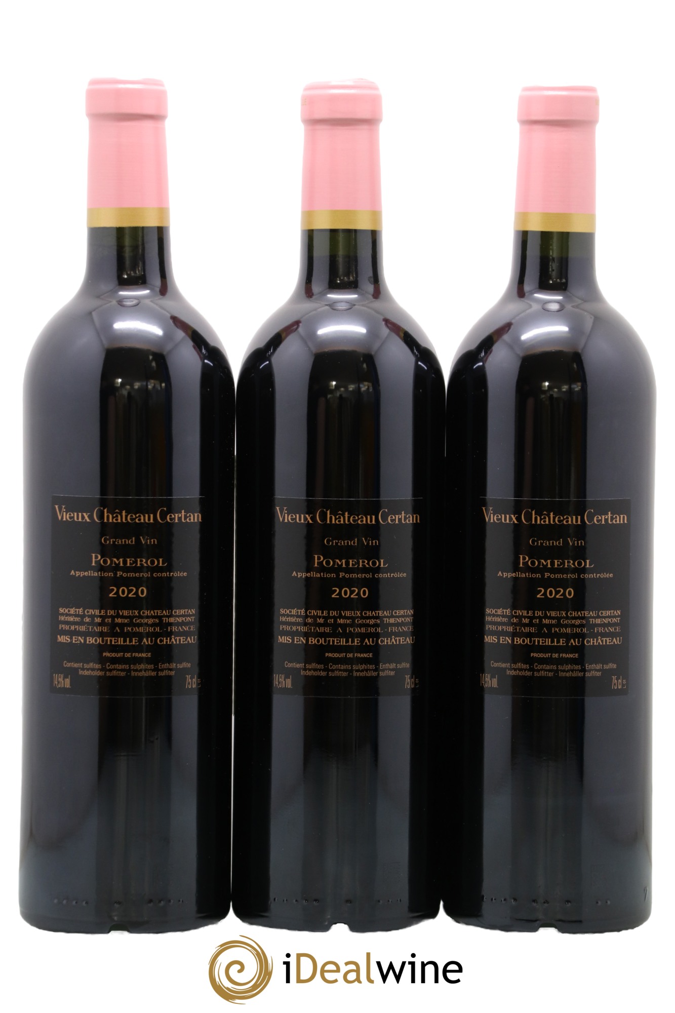 Vieux Château Certan 2020 - Lot de 3 bouteilles - 1
