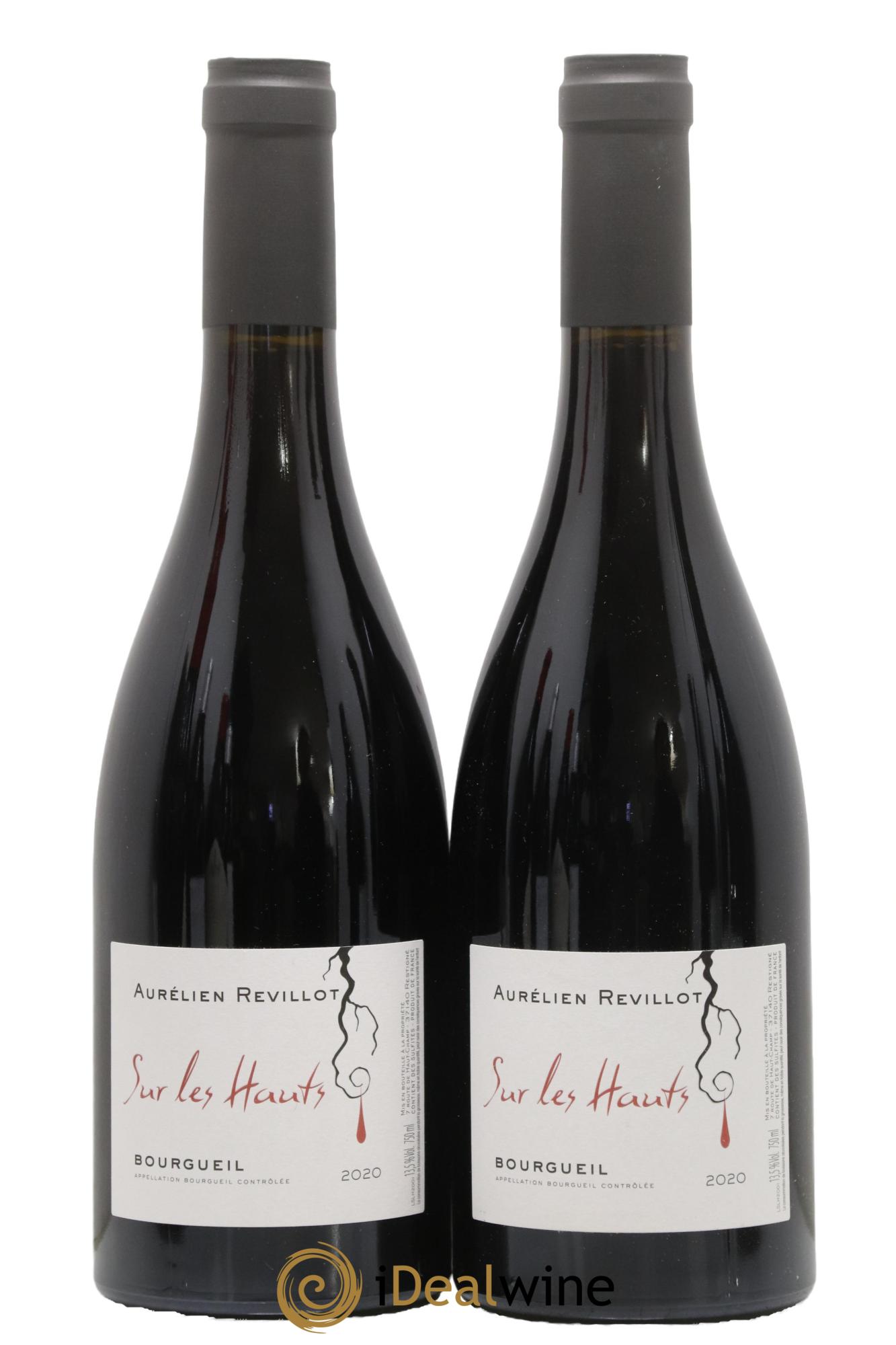 Bourgueil Sur Les Hauts Aurélien Révillot 2020 - Lot de 2 bouteilles - 0