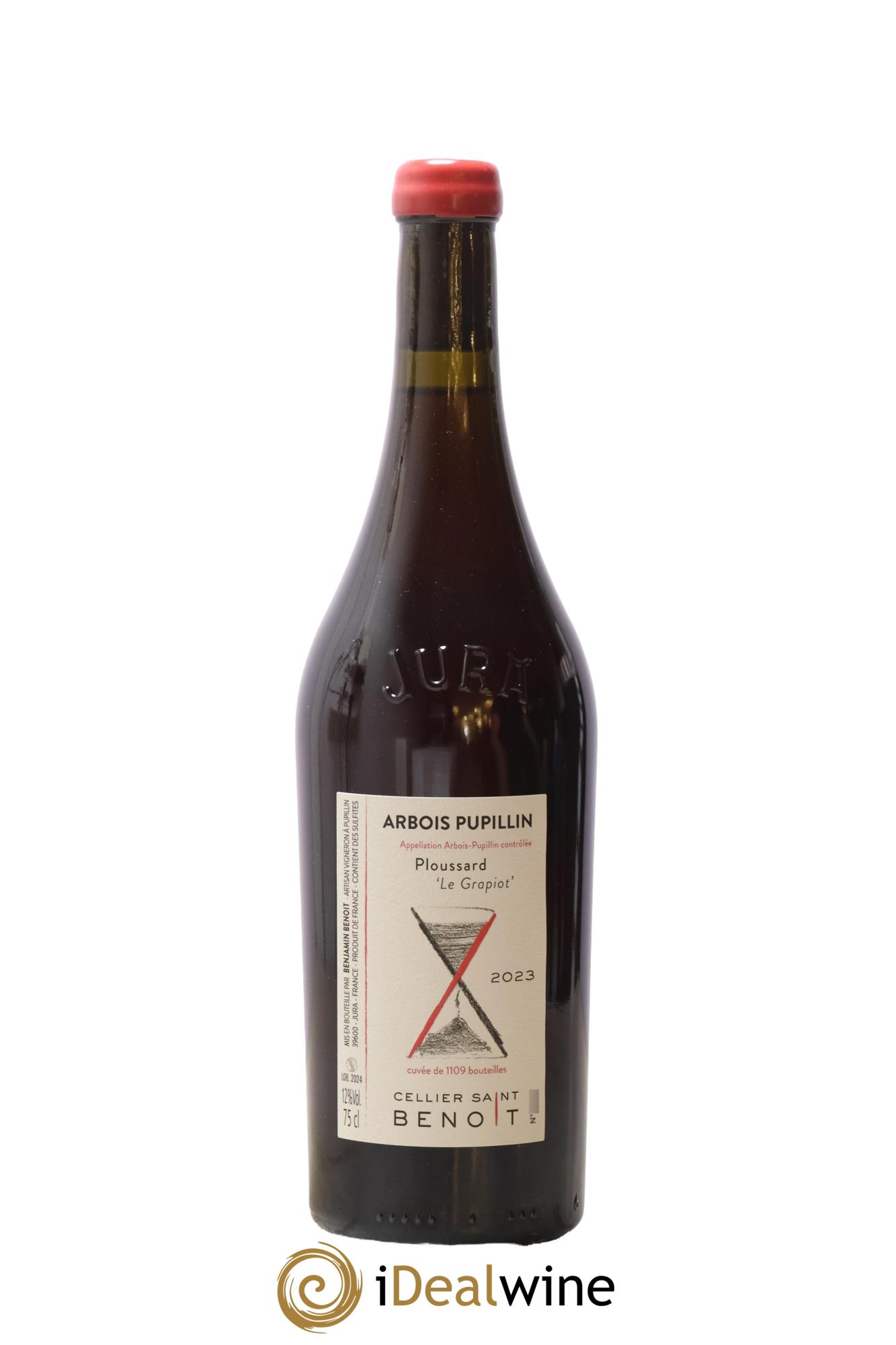 Arbois-Pupillin Ploussard Le Grapiot Cellier Saint Benoît 2023 - Posten von 1 Flasche - 0