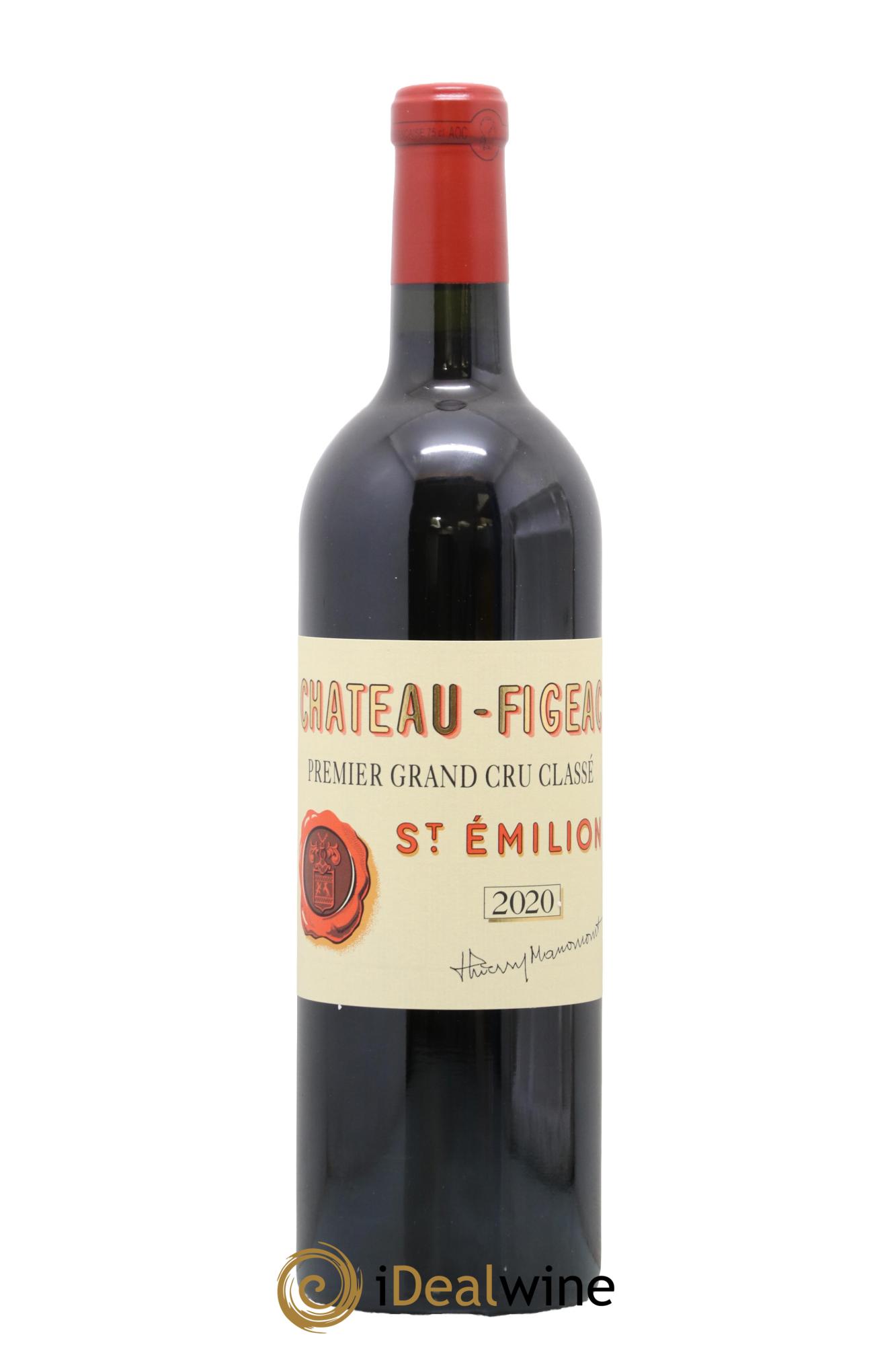 Château Figeac 1er Grand Cru Classé A 2020 - Lot de 1 bouteille - 0