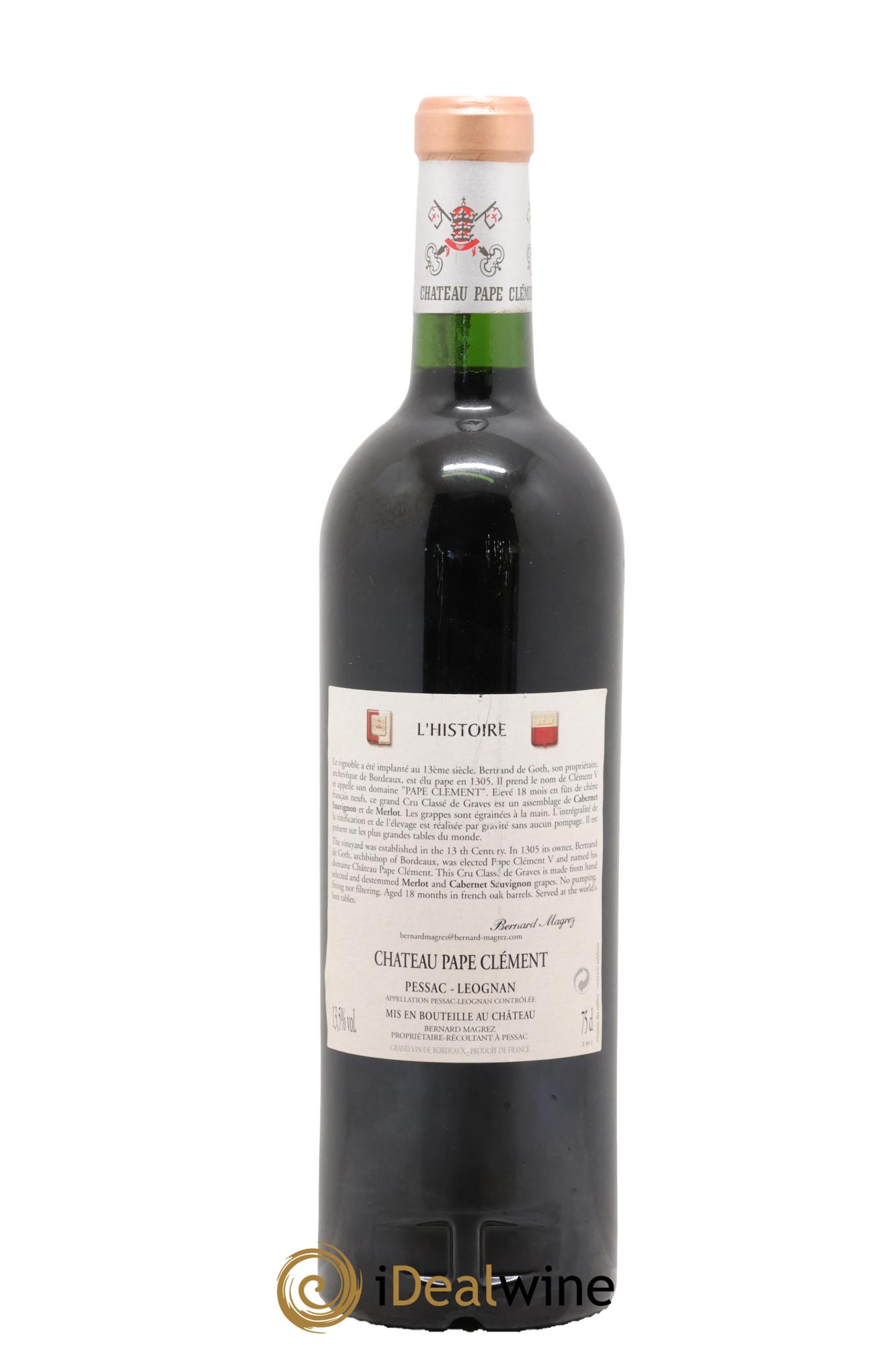 Château Pape Clément Cru Classé de Graves 2003 - Posten von 1 Flasche - 1