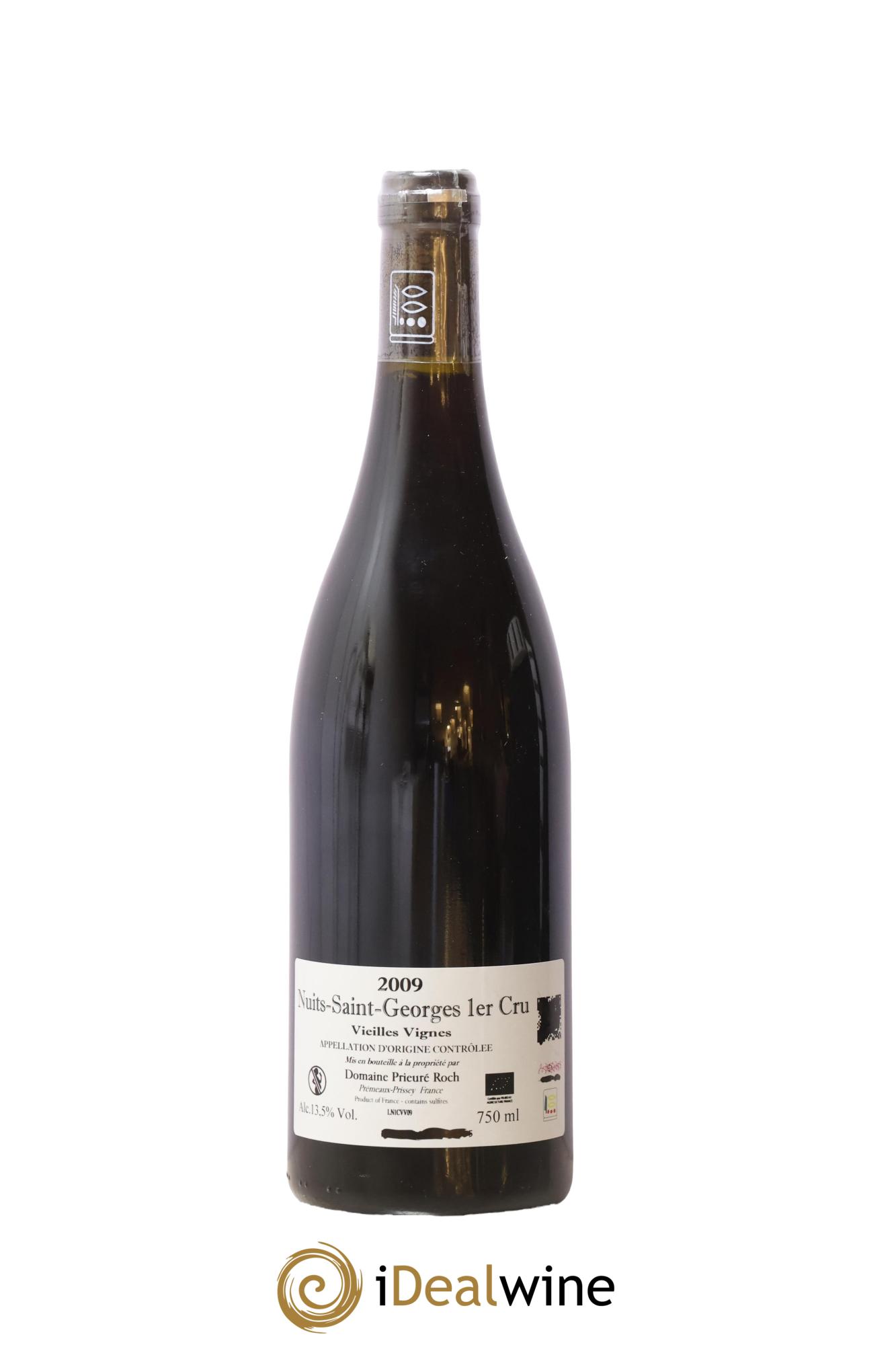 Nuits-Saint-Georges 1er Cru Vieilles Vignes Prieuré Roch 2009 - Lot de 1 bouteille - 1