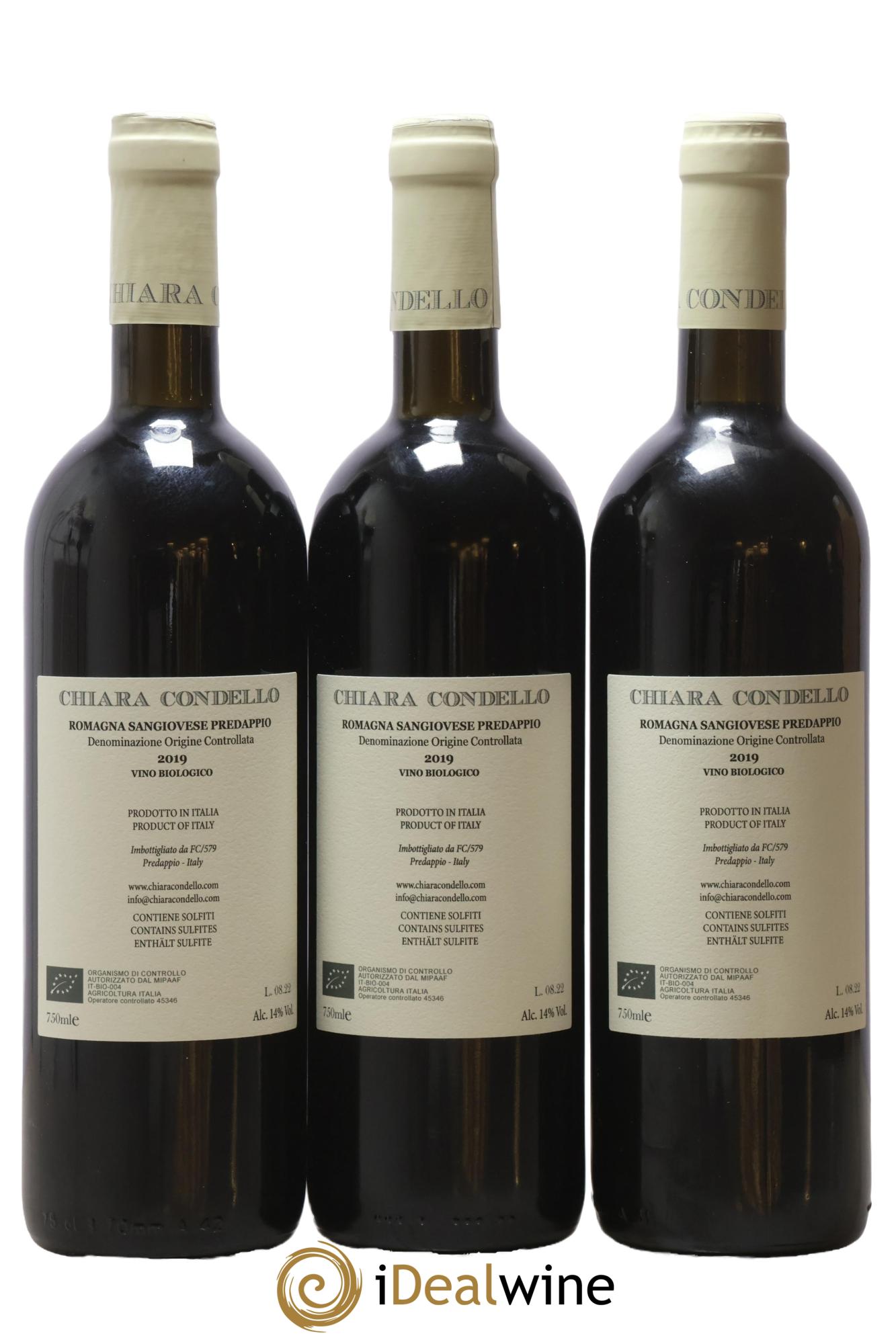 Sangiovese di Romagna Predappio DOC Chiara Condello 2019 - Lot of 3 bottles - 1