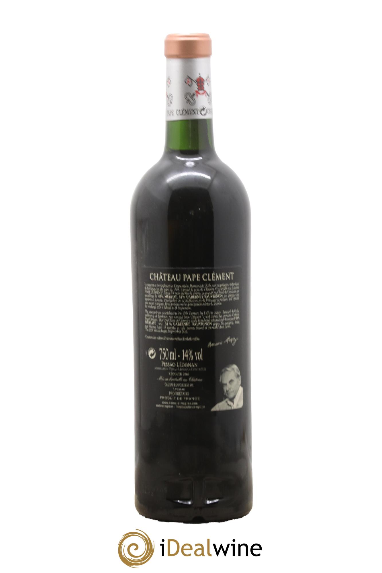 Château Pape Clément Cru Classé de Graves 2009 - Lot de 1 bouteille - 1