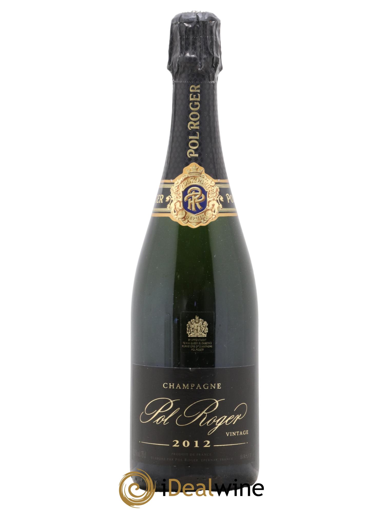 Brut Vintage Pol Roger 2012 - Lot de 1 bouteille - 0