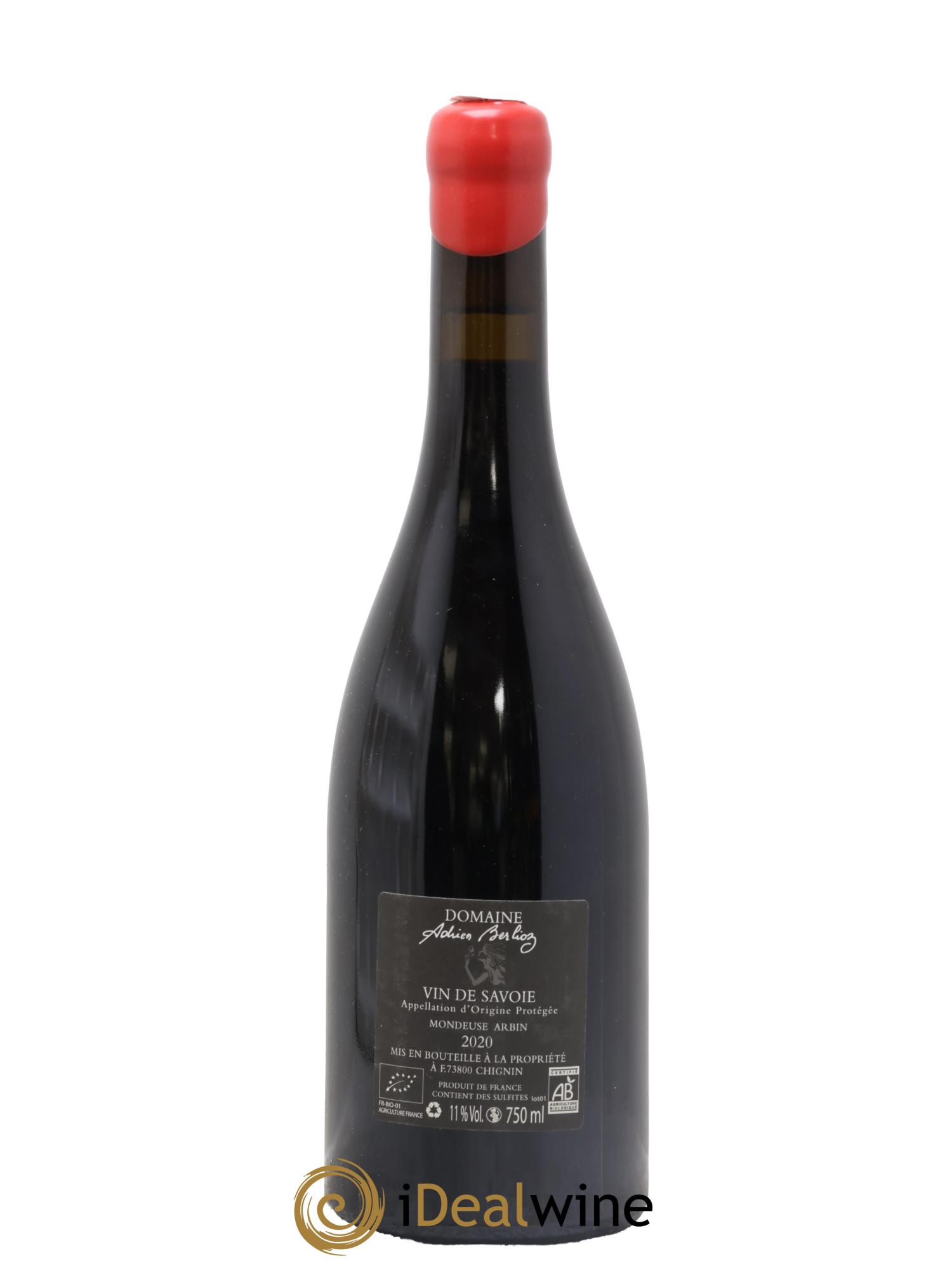Vin de Savoie Cuvée Marie Clothilde Adrien Berlioz 2020 - Lot de 1 bouteille - 1