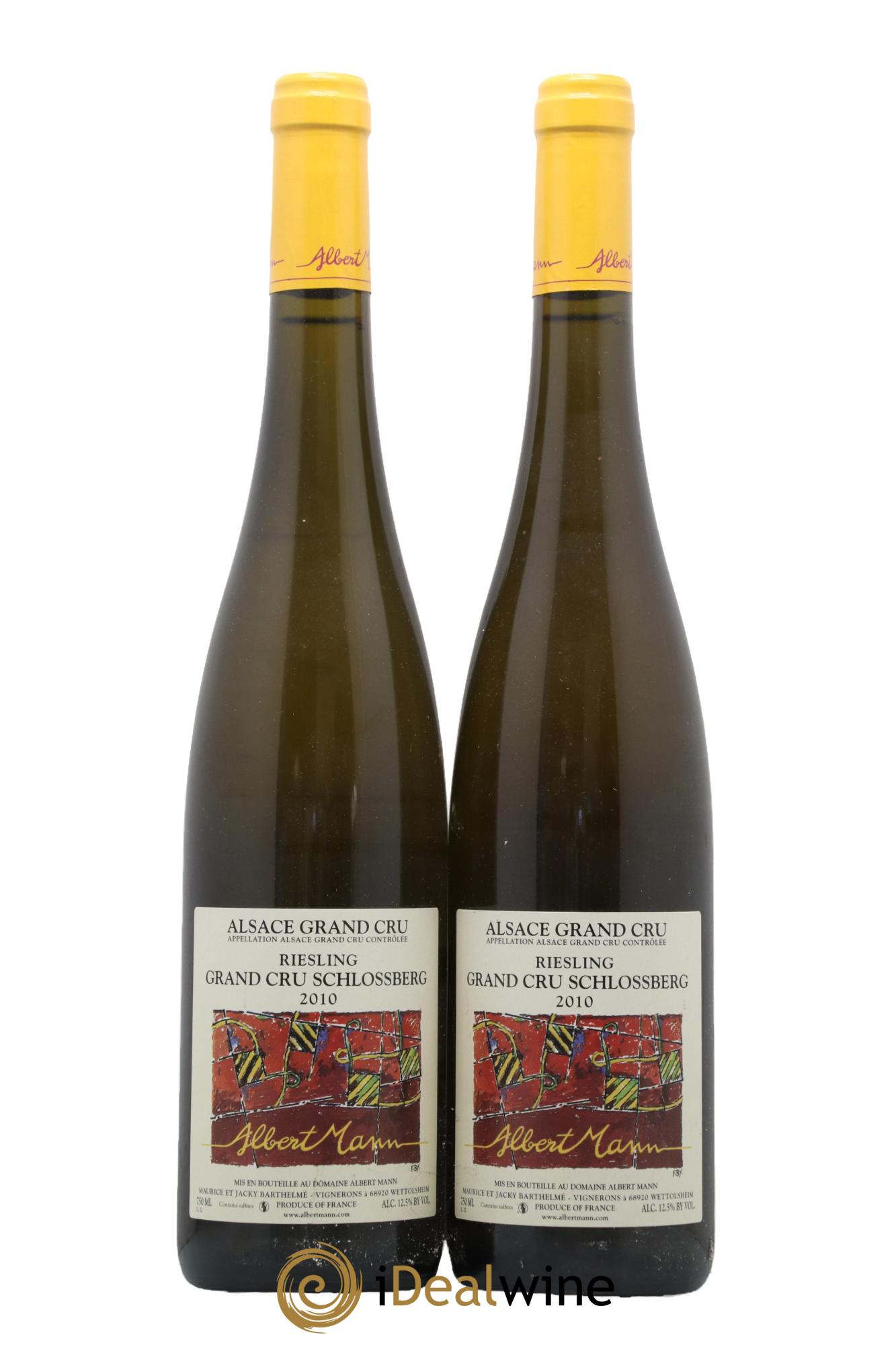 Alsace Riesling Grand Cru Schlossberg Albert Mann 2010 - Lot de 2 bouteilles - 0