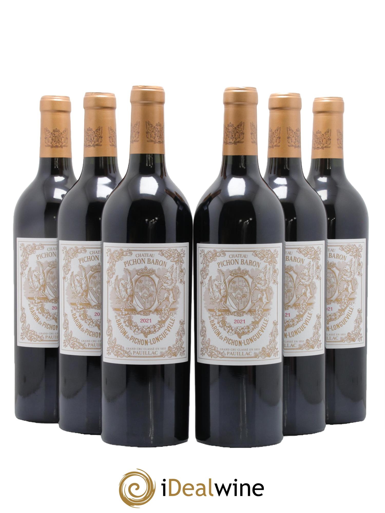 Pichon Longueville Baron 2ème Grand Cru Classé 2021 - Lot de 6 bouteilles - 0