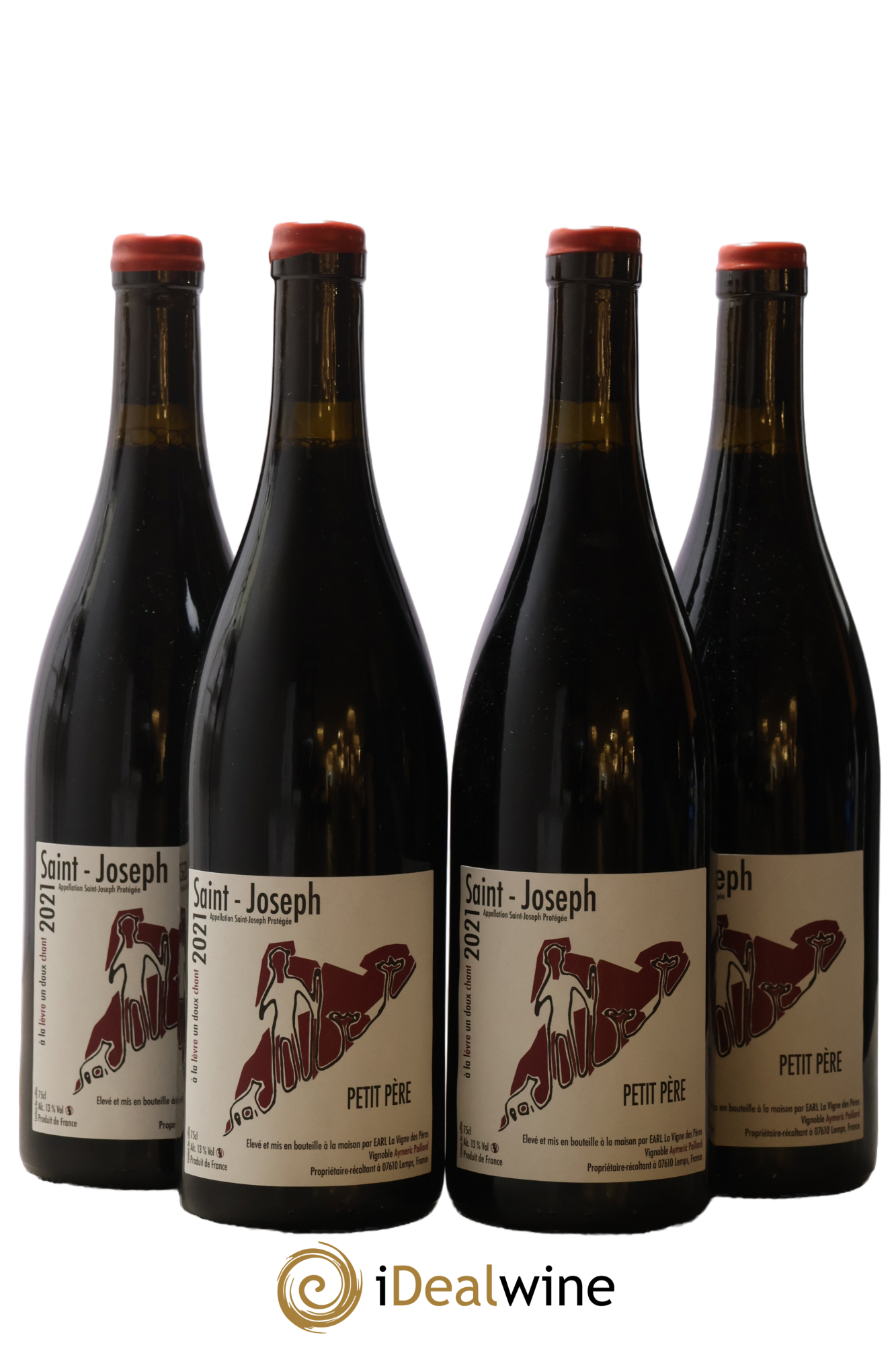 Saint-Joseph Petit Pere La Vigne Des Peres 2021 - Lot de 4 bouteilles - 0