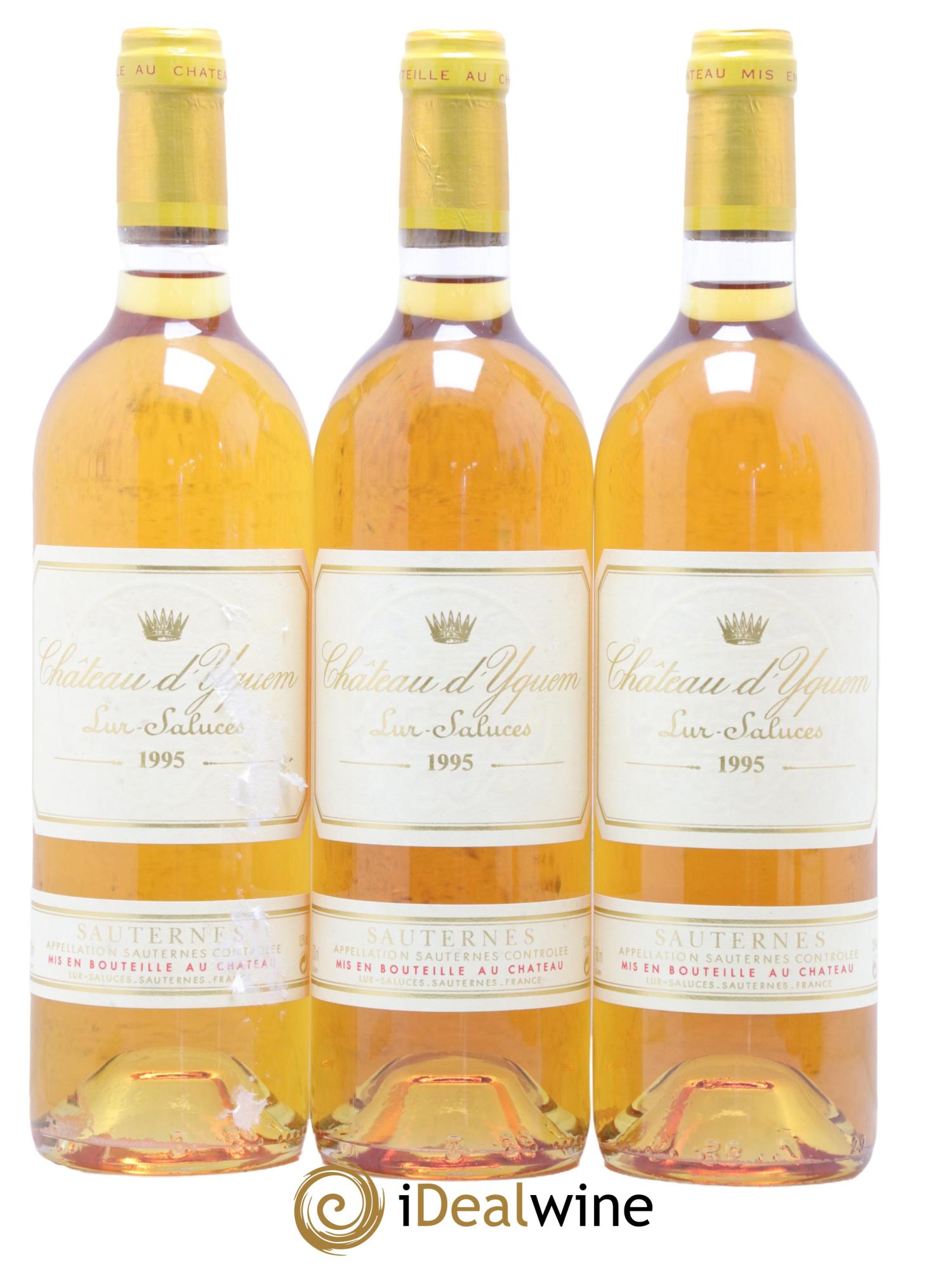 Château d' Yquem 1er Cru Classé Supérieur 1995 - Lotto di 6 bottiglie - 1