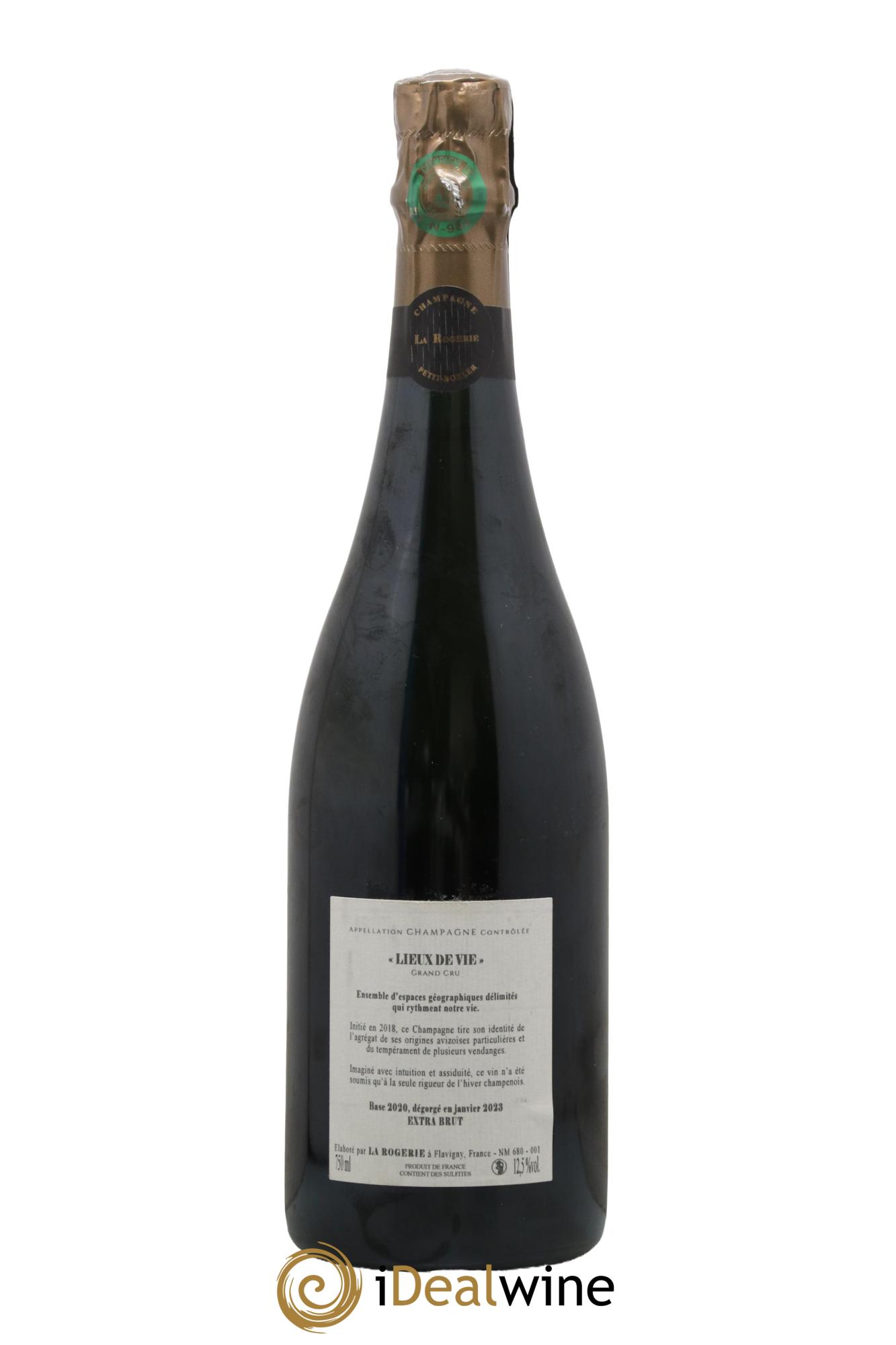 Blanc de Blancs Lieux de Vie N°2 La Rogerie - Lot de 1 bouteille - 1