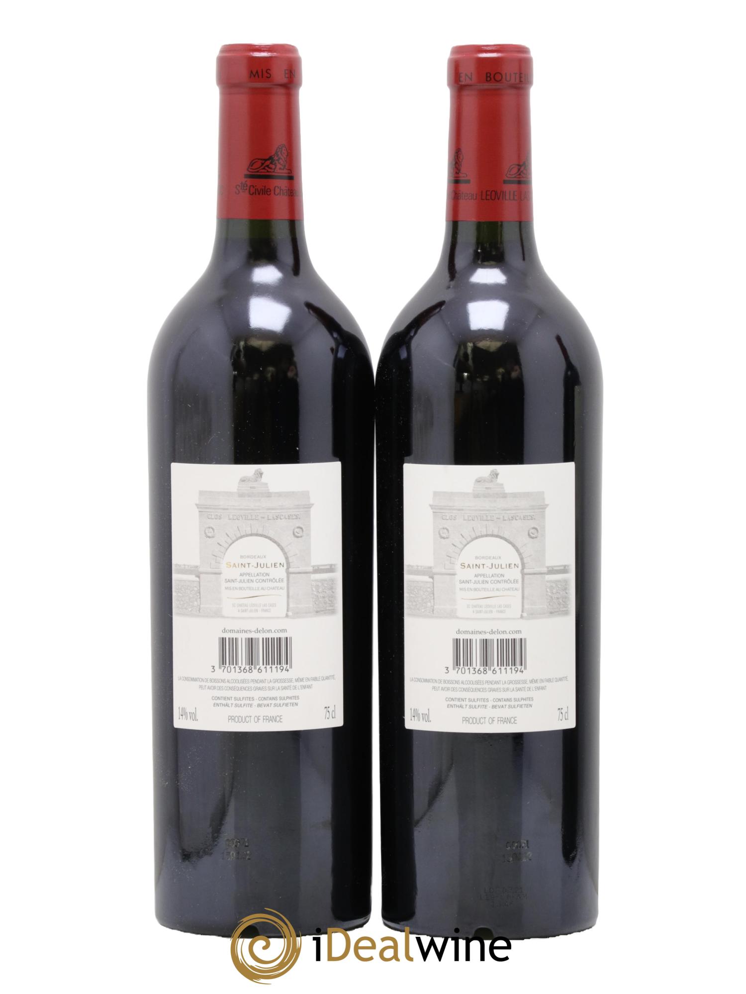 Château Léoville Las Cases 2ème Grand Cru Classé 2019 - Posten von 2 Flaschen - 1