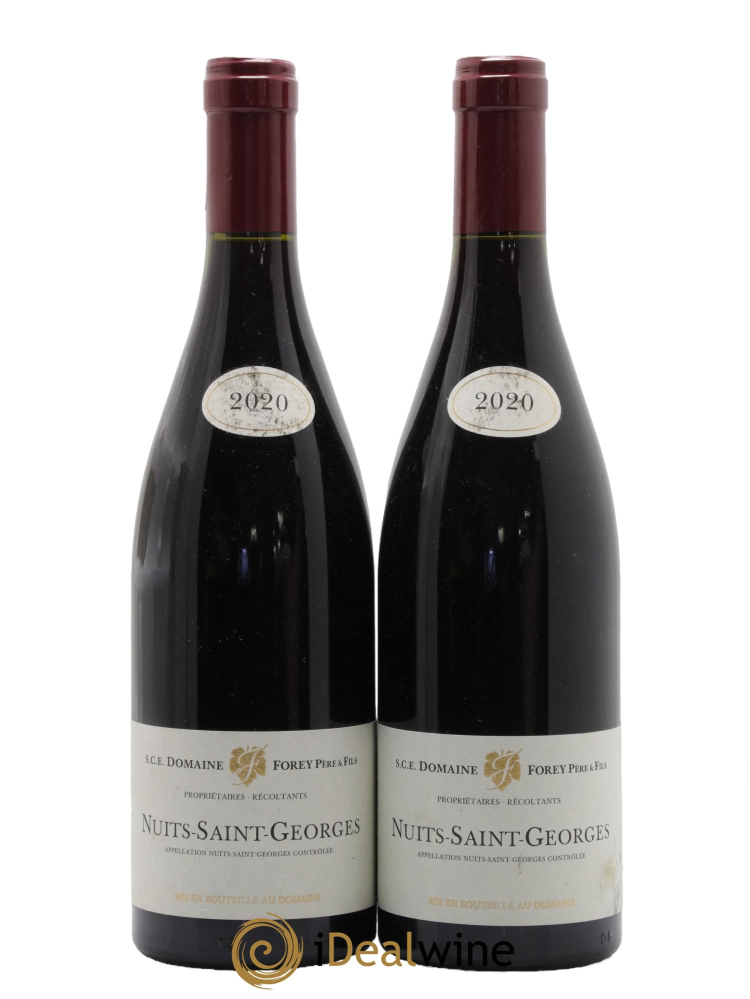 Nuits-Saint-Georges Forey Père et Fils (Domaine) 2020 - Lot de 2 bouteilles - 0