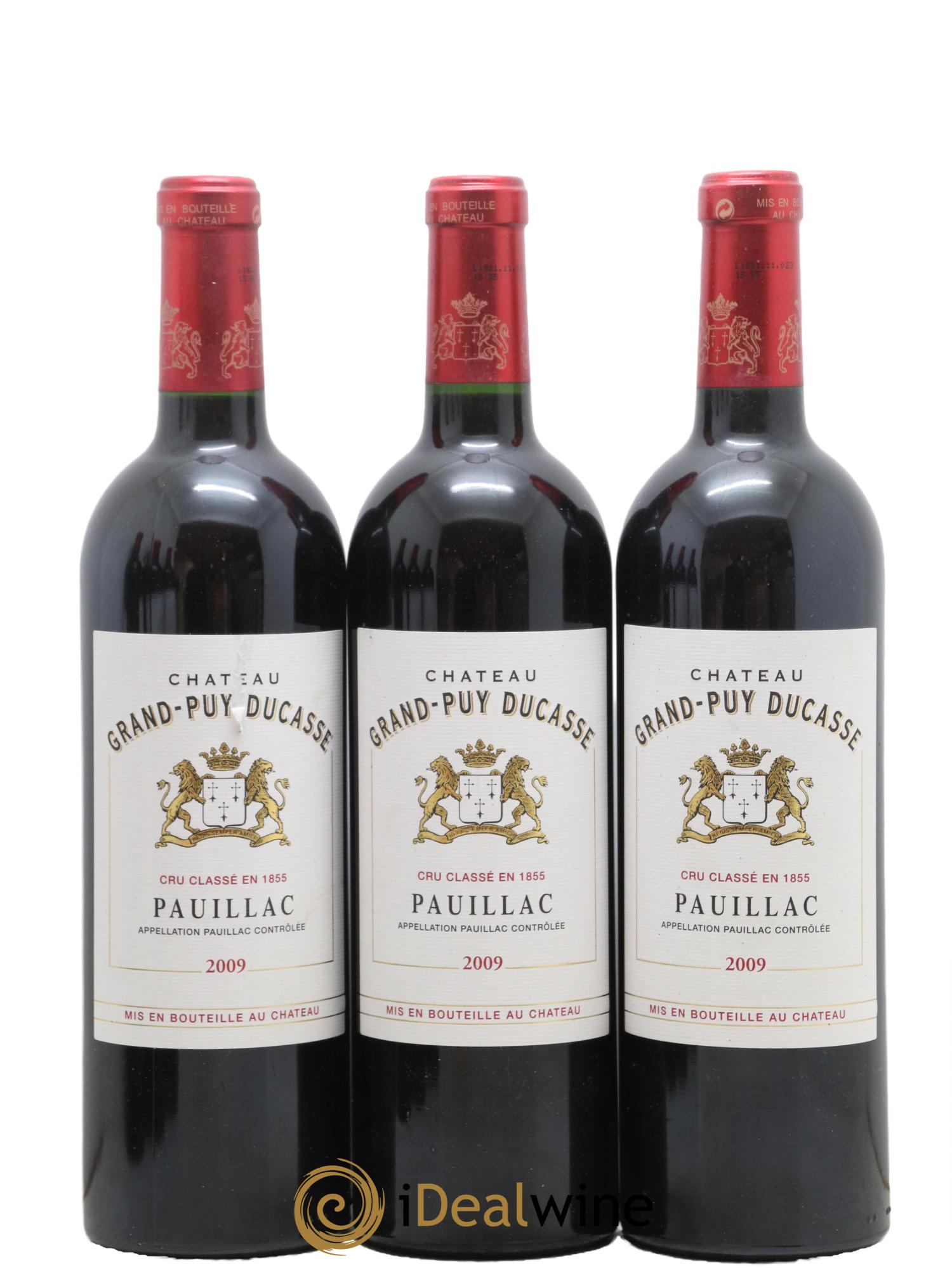 Château Grand Puy Ducasse 5ème Grand Cru Classé  2009 - Posten von 6 Flaschen - 1