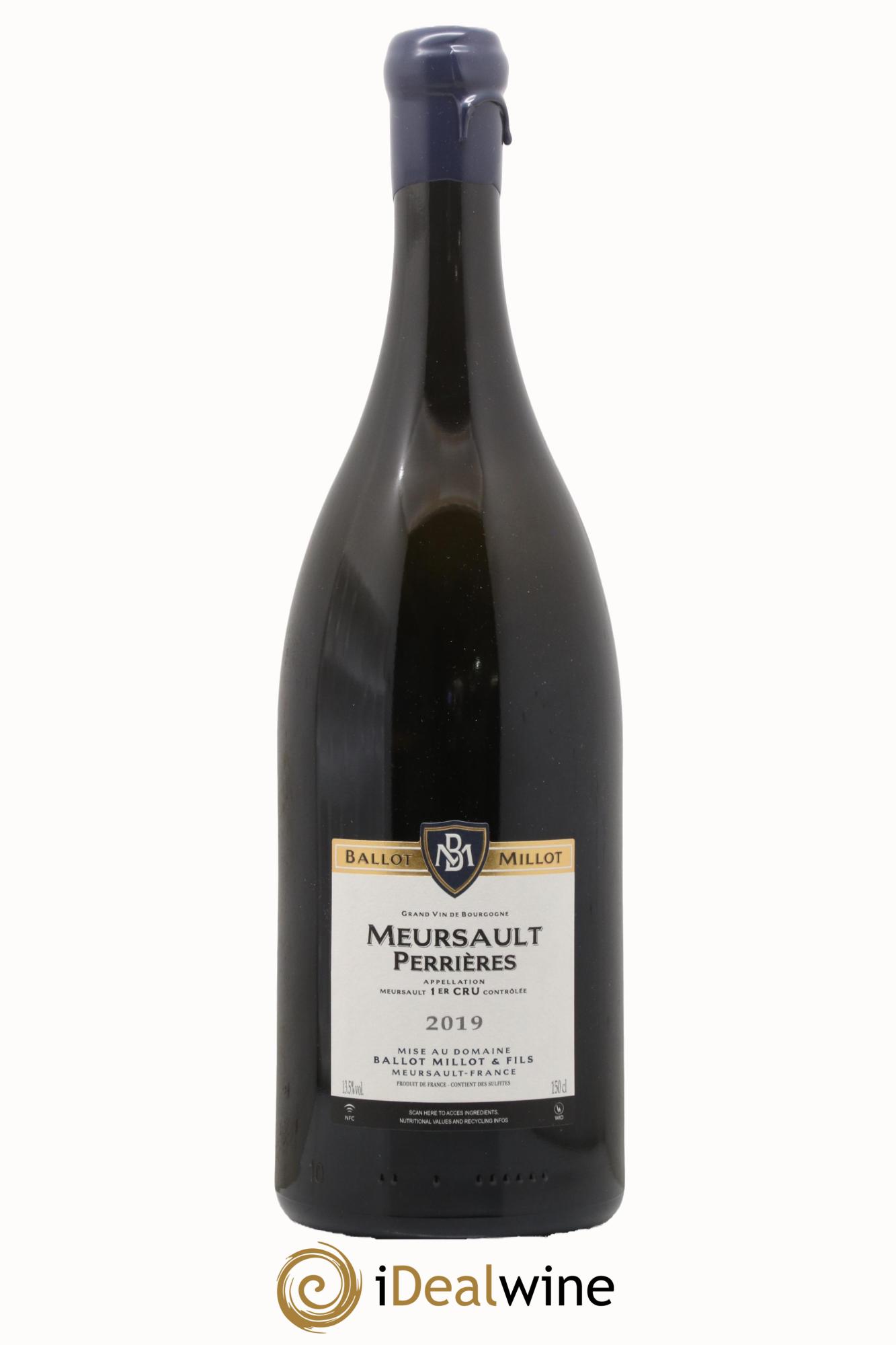 Meursault 1er Cru Perrières Ballot Millot  2019 - Posten von 1 Magnum - 0