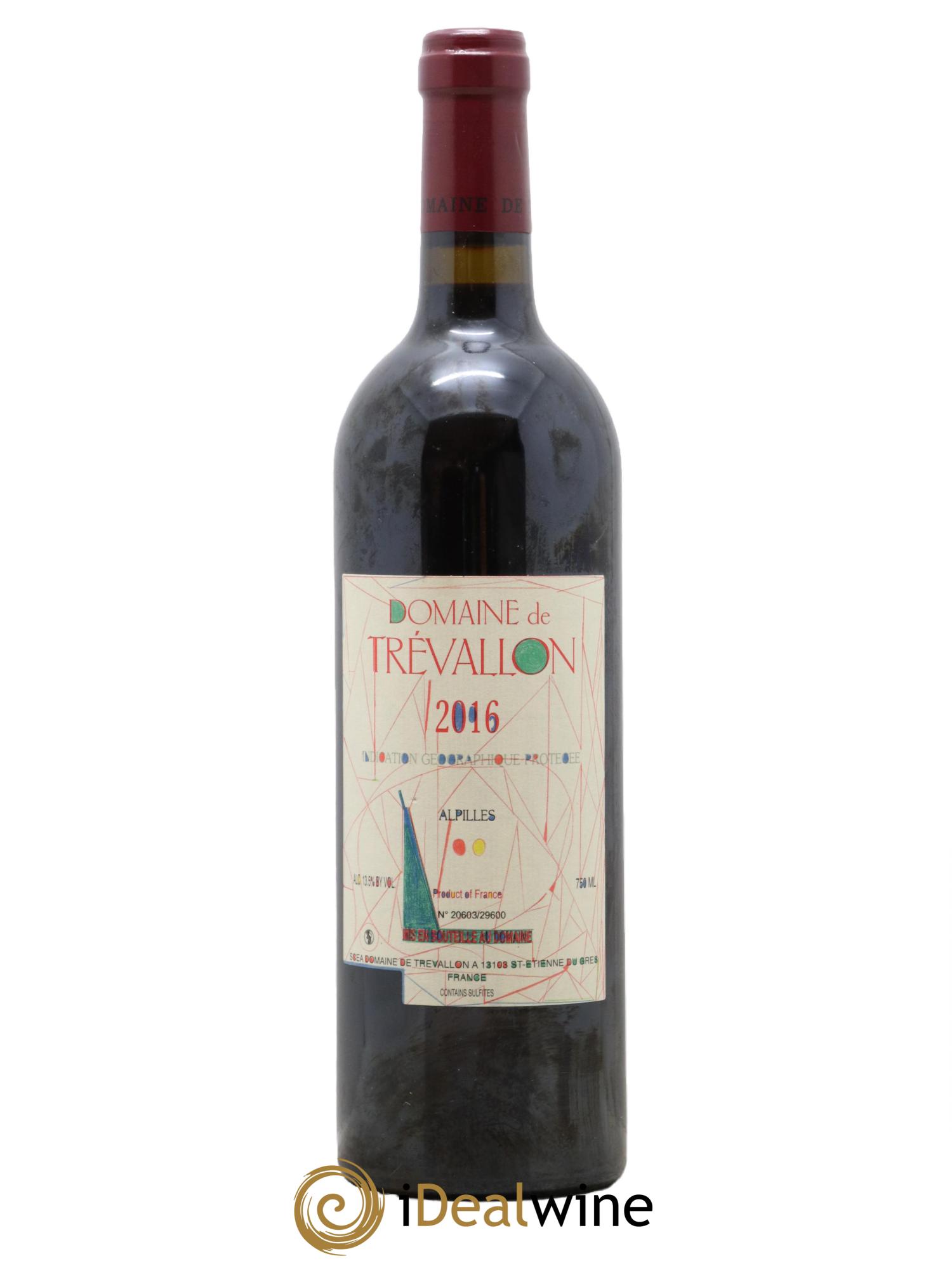 Alpilles Trévallon (Domaine de) Eloi Dürrbach 2016 - Lot de 1 bouteille - 0