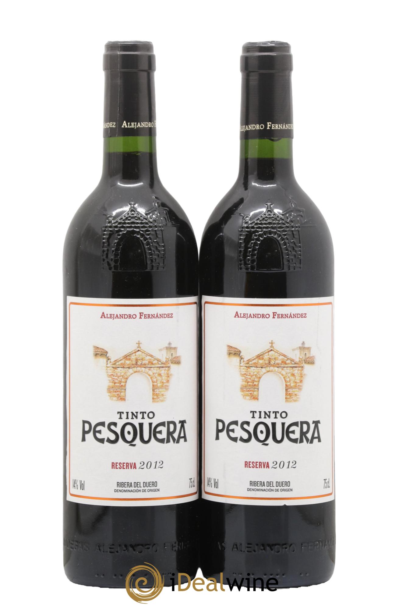 Ribera Del Duero DO Reserva Tinto Pesquera Alejandro Fernandez 2012 - Lot de 2 bouteilles - 0