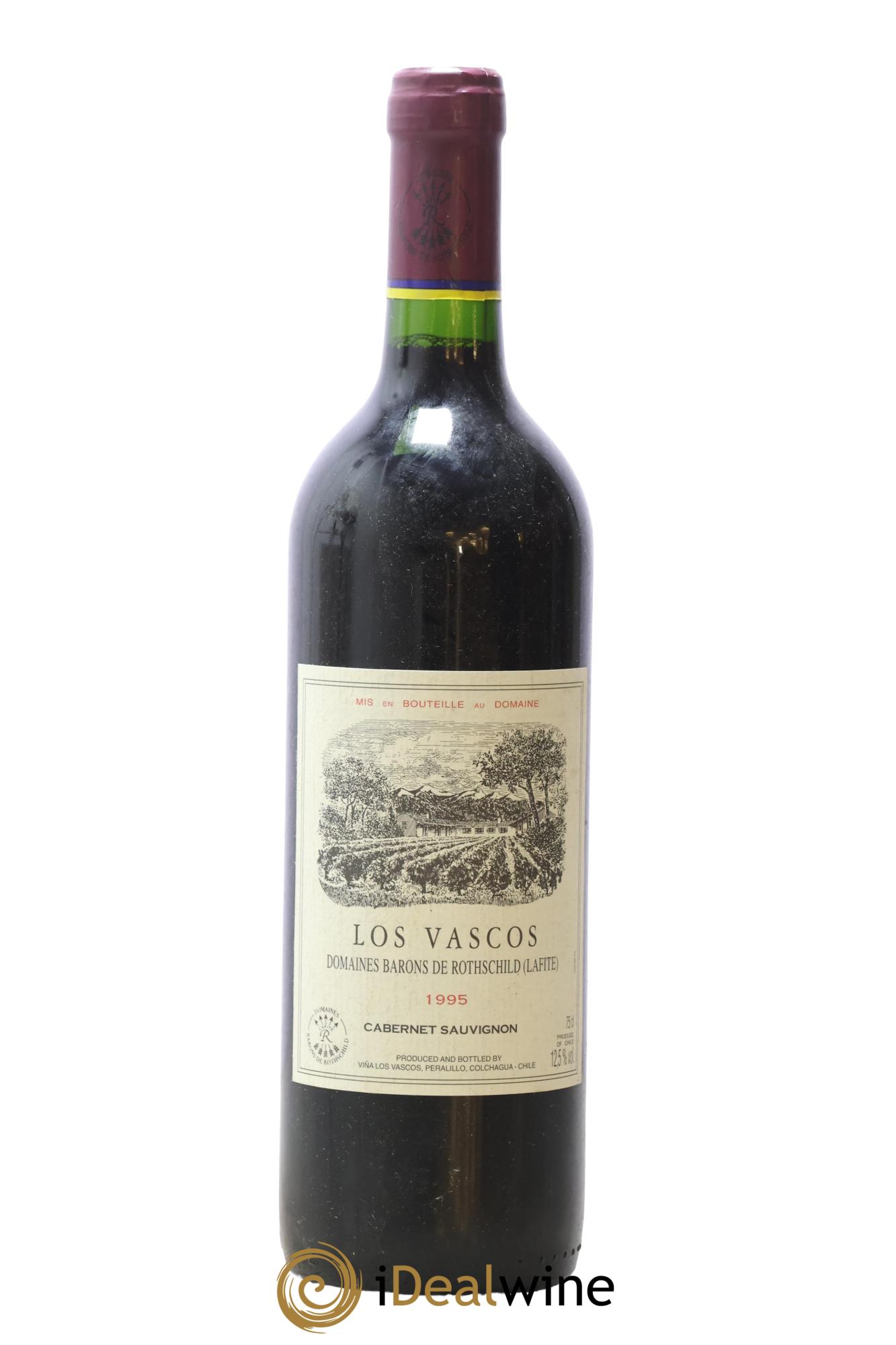 Chili Los Vascos Domaines Barons de Rothschild Lafite 1995 - Lot of 1 bottle - 0