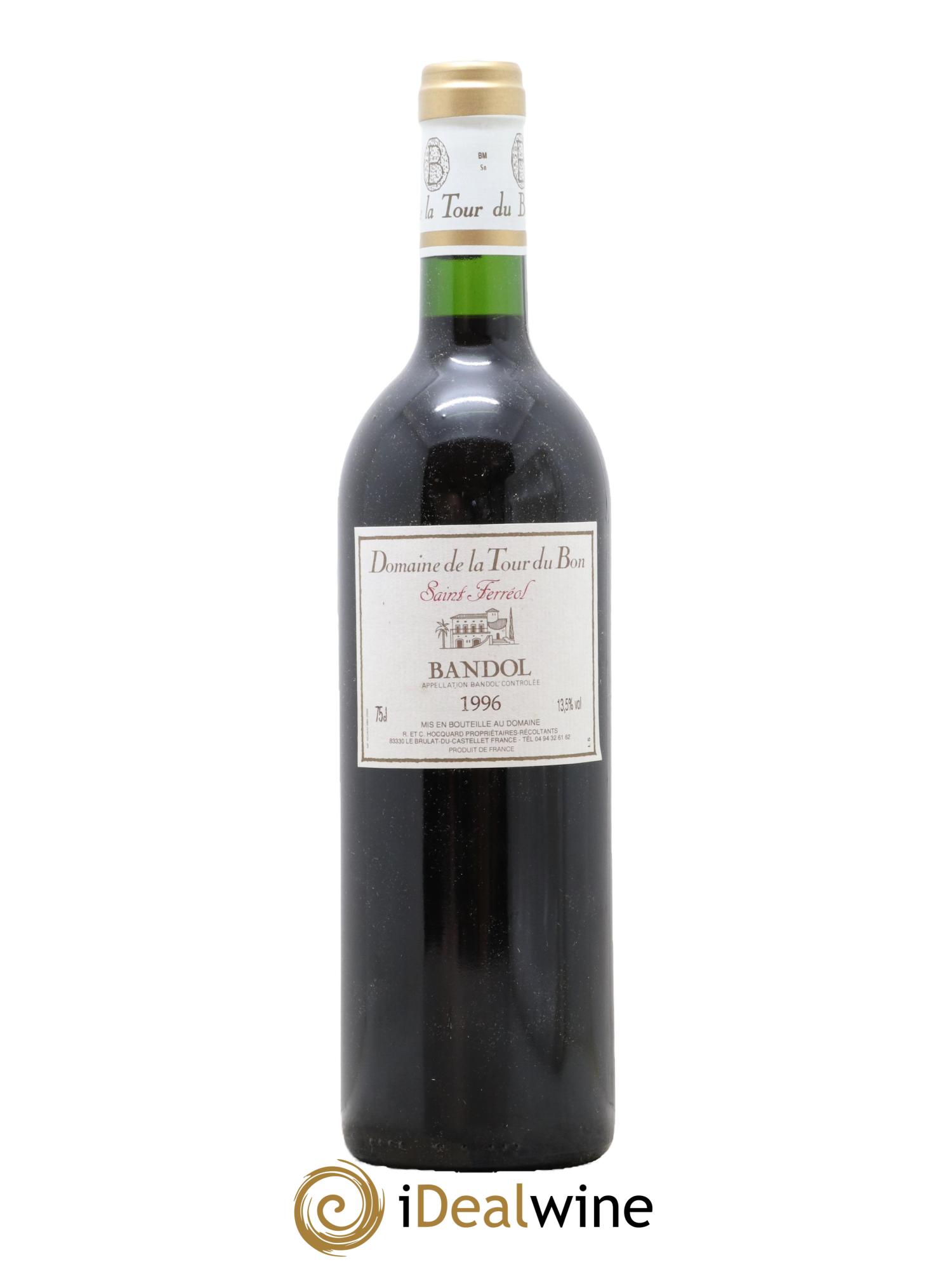 Bandol La Tour du Bon Saint Ferréol Agnès Henry 1996 - Lot de 1 bouteille - 0
